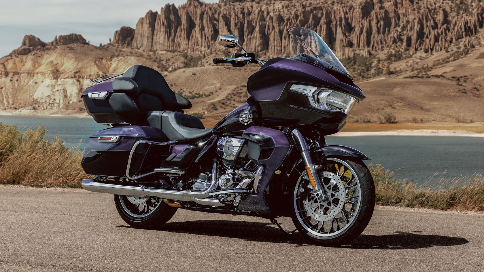 Harley Road Glide Limited 2026 en statique