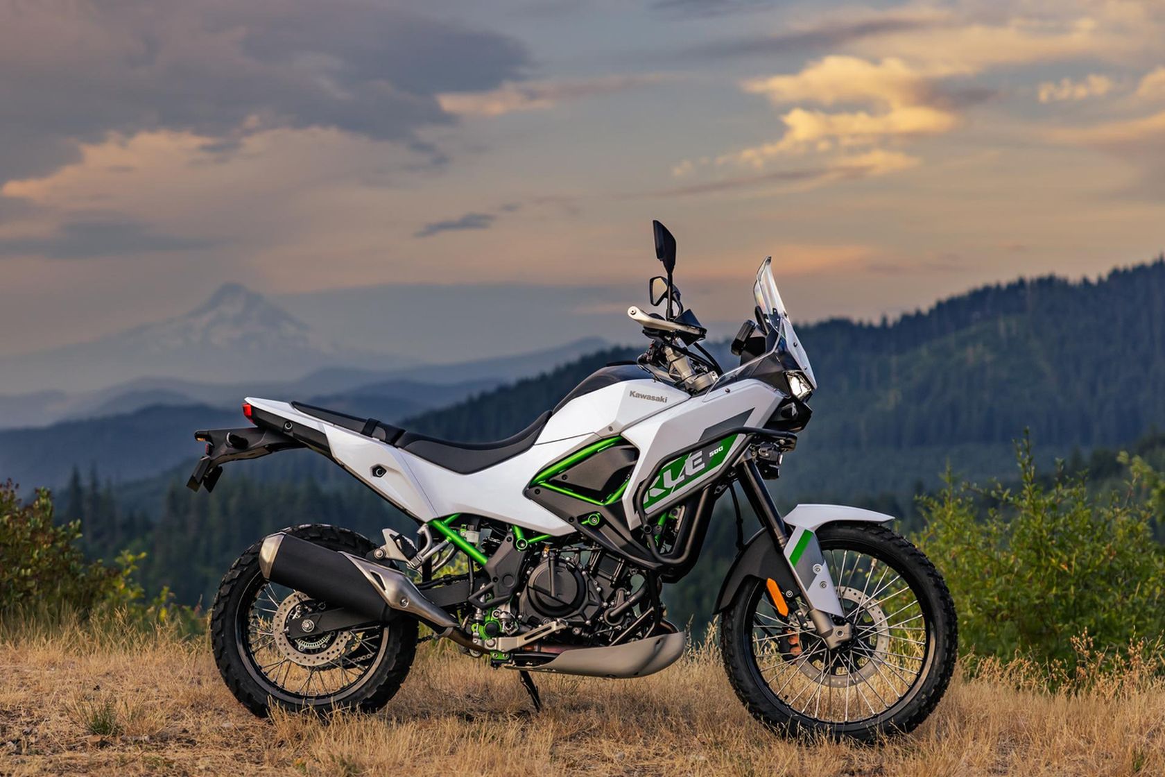Kawasaki KLE500 2026 vue de profil