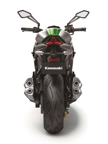 Kawasaki Z1000 2014 vue de derriere