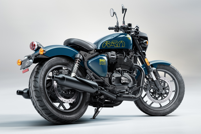 Royal Enfield Shotgun 650 bleu