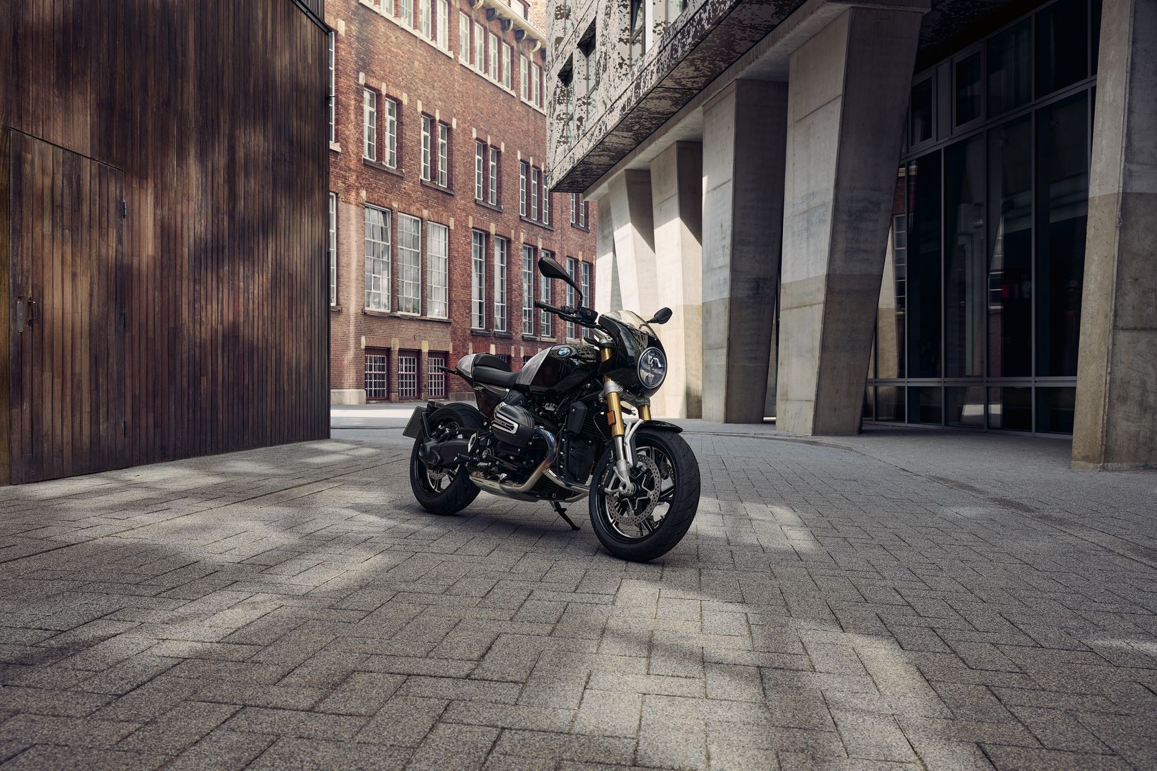 BMW R 12 nineT 2024 avec tête de fourche