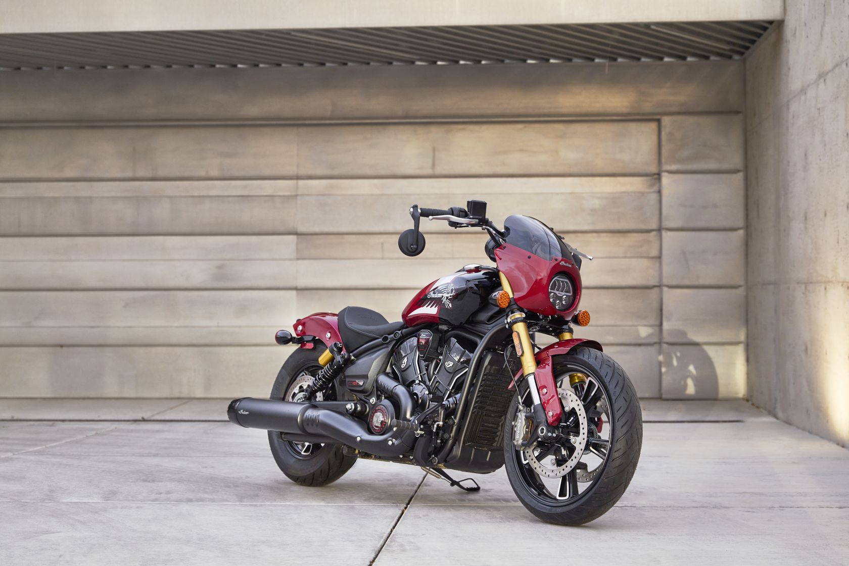 Indian Scout 101 2025 rouge