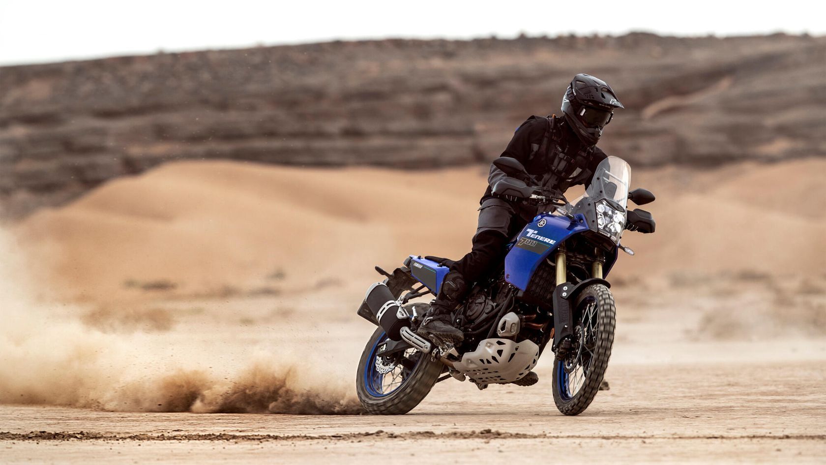 Yamaha 700 Ténéré 2024 en action