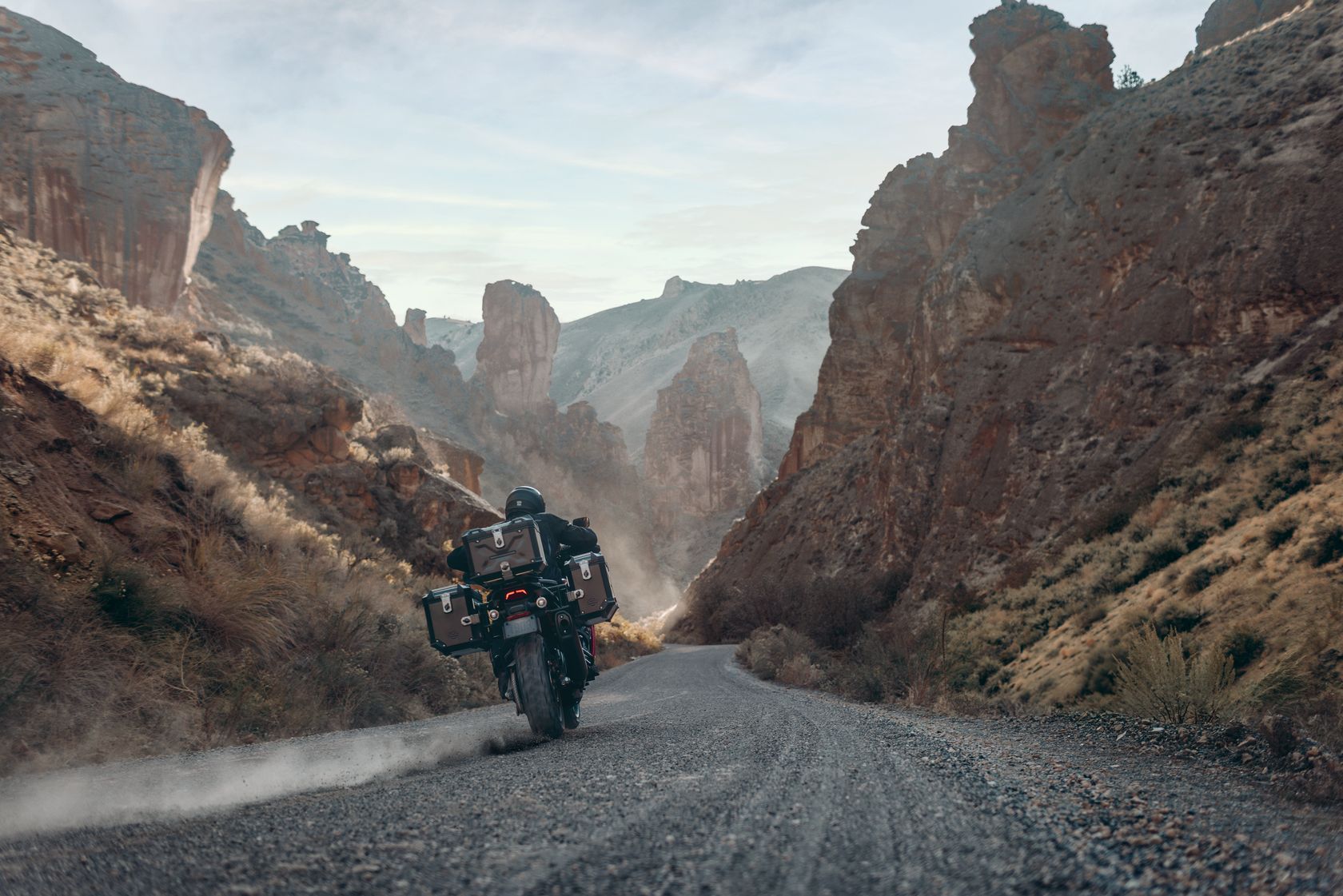 Harley Davidson CVO Pan America 2024 sur pistes