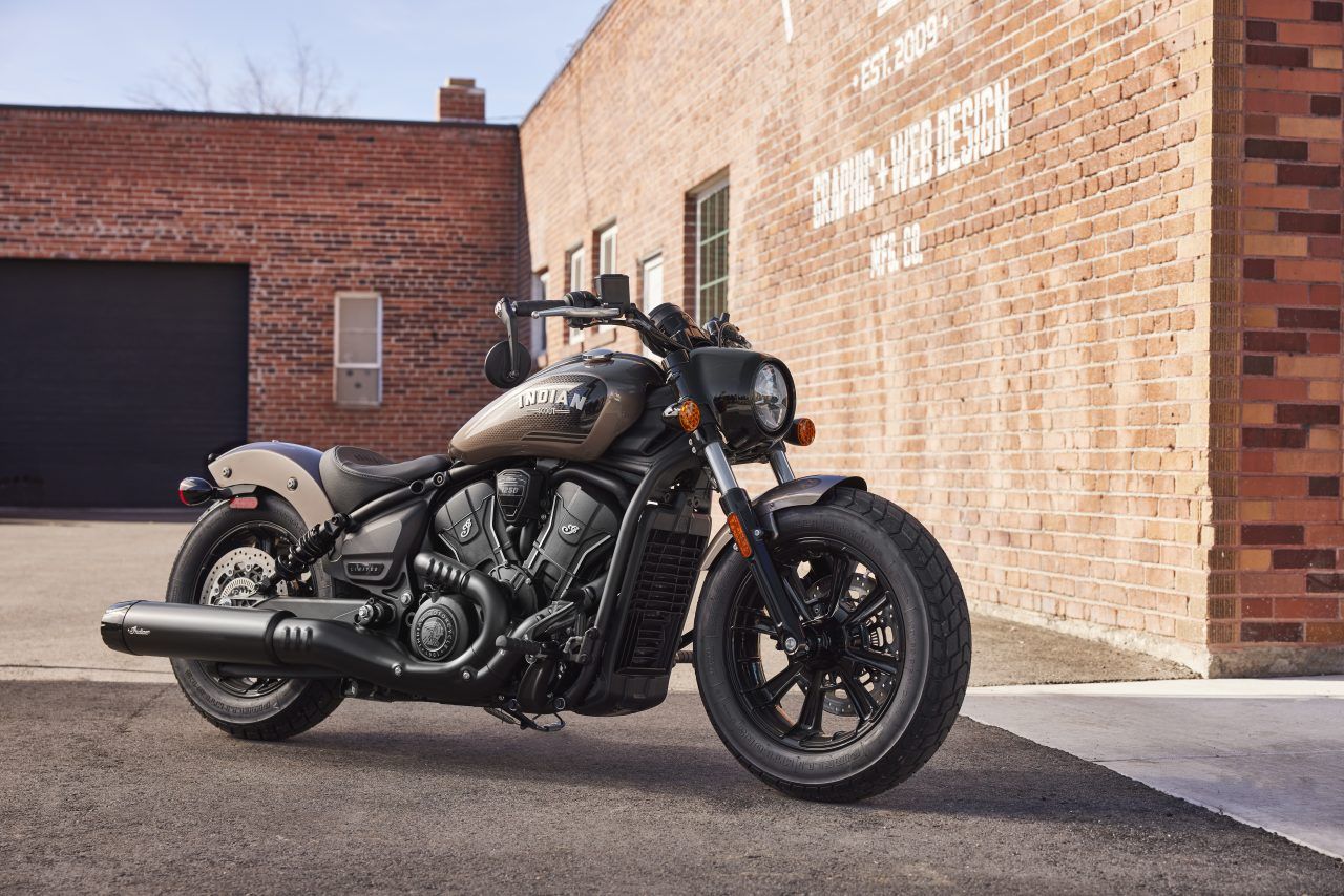 Indian Scout Bobber 2025 vue avant droit