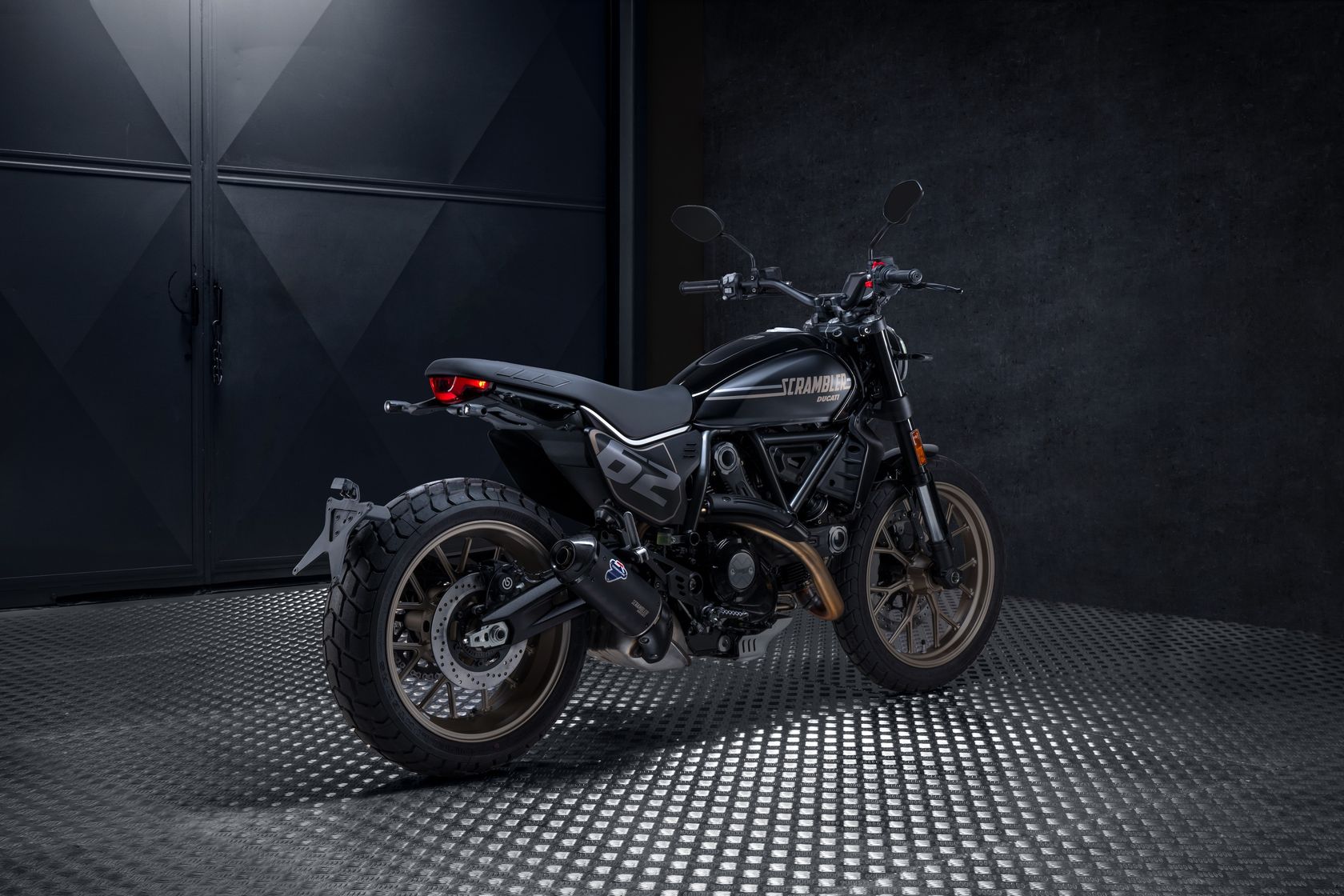 Ducati Scrambler Full Throttle 2025 vue arrière droit