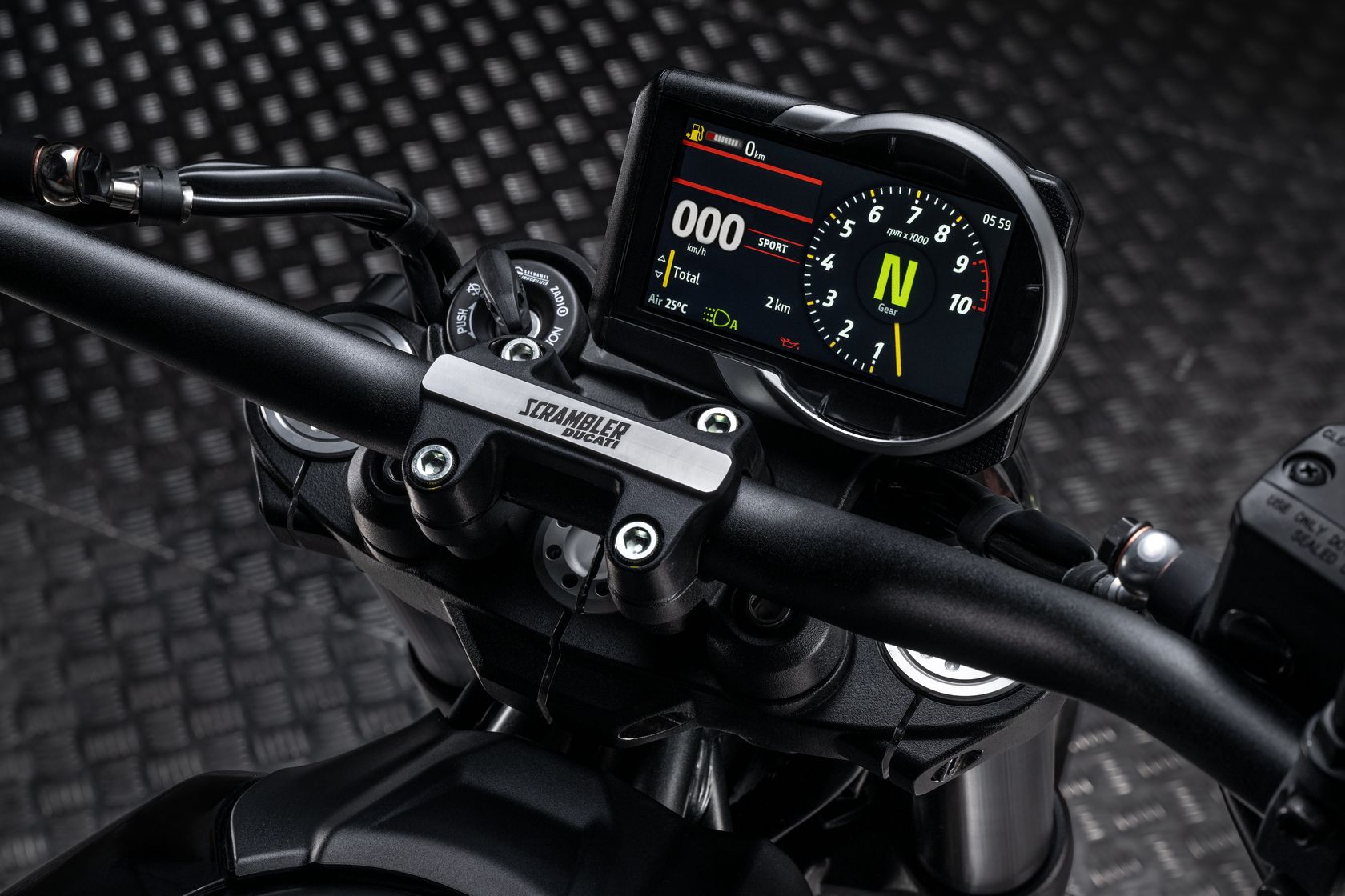 Tableau de bord Ducati Scrambler Full Throttle 2025