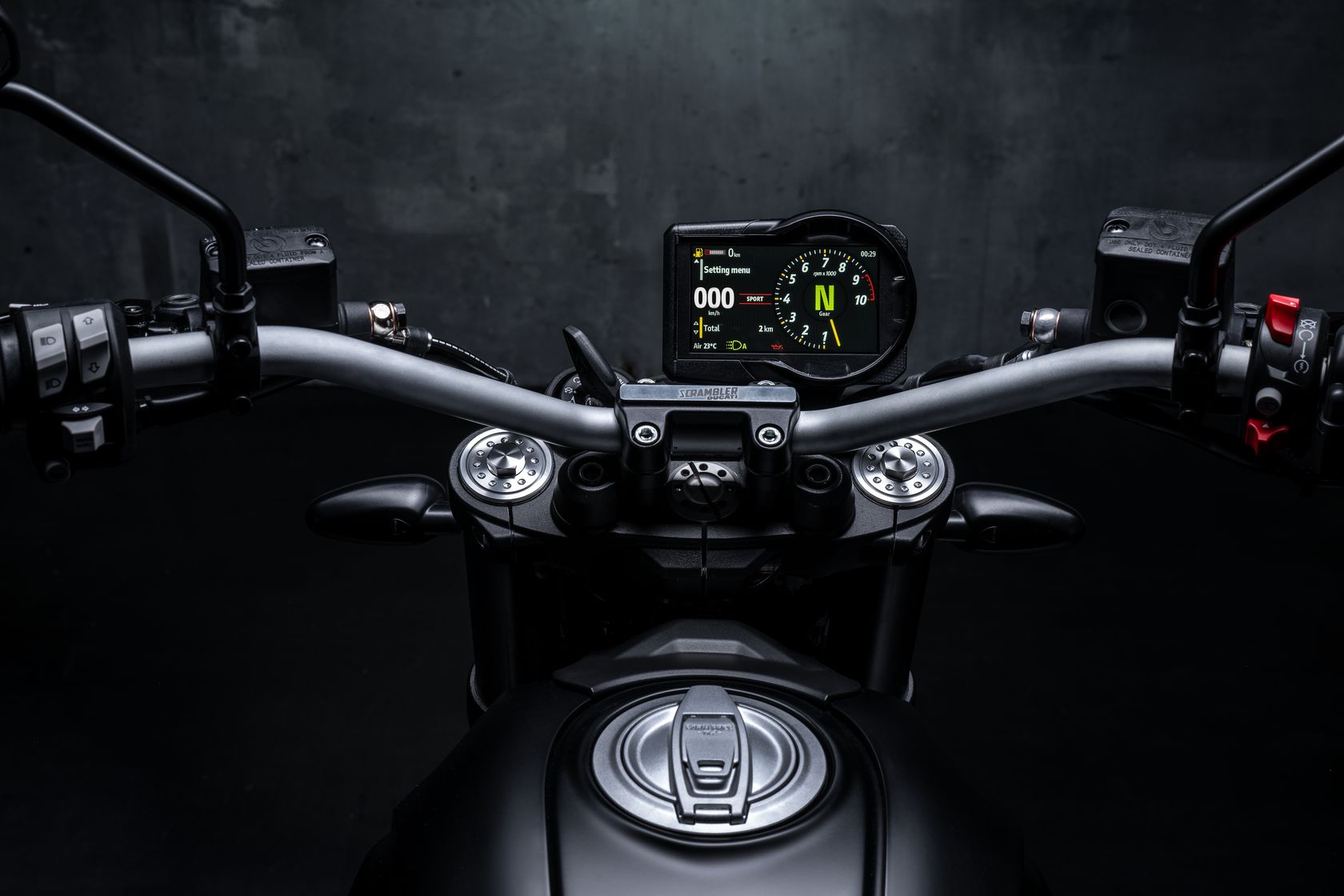 Tableau de bord Ducati Scrambler Icon Dark 2025