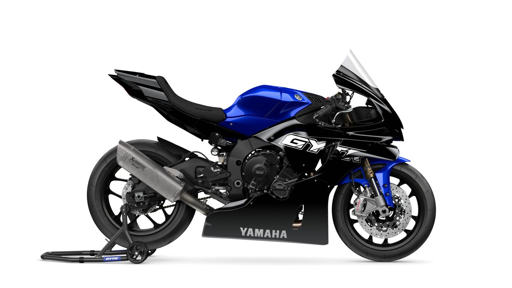 Yamaha R1 GYTR 2025 vue de profil droit