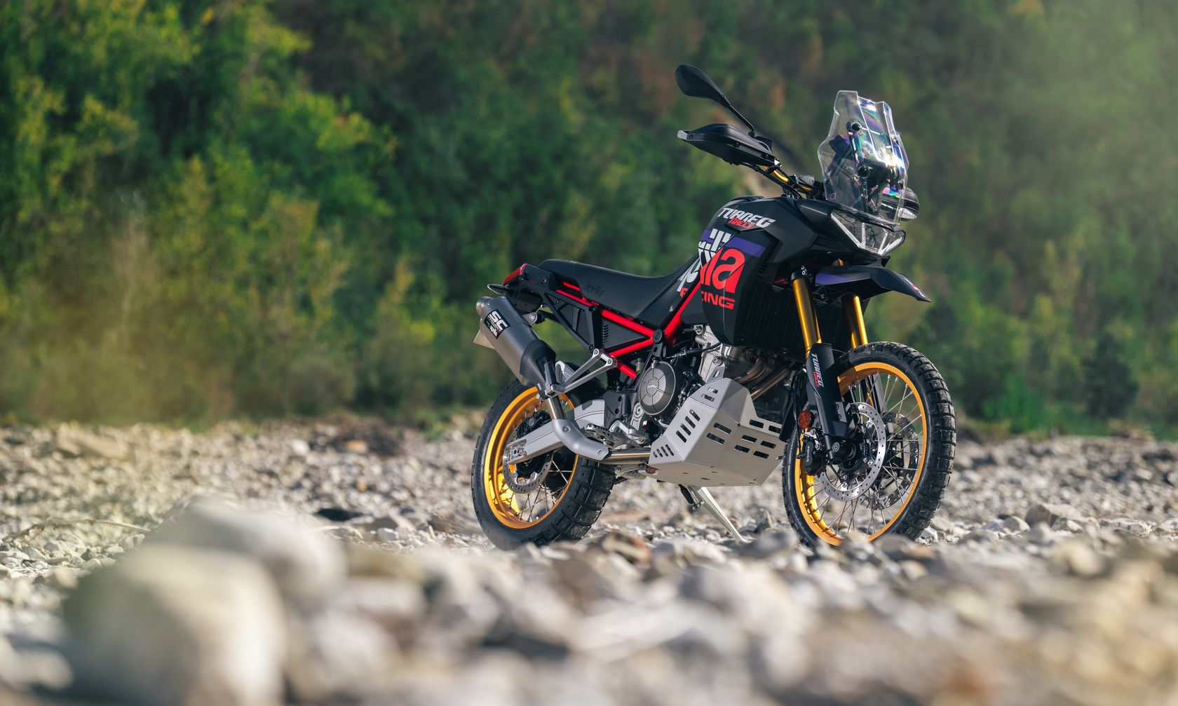 Aprilia Tuareg Rally 2025 en statique