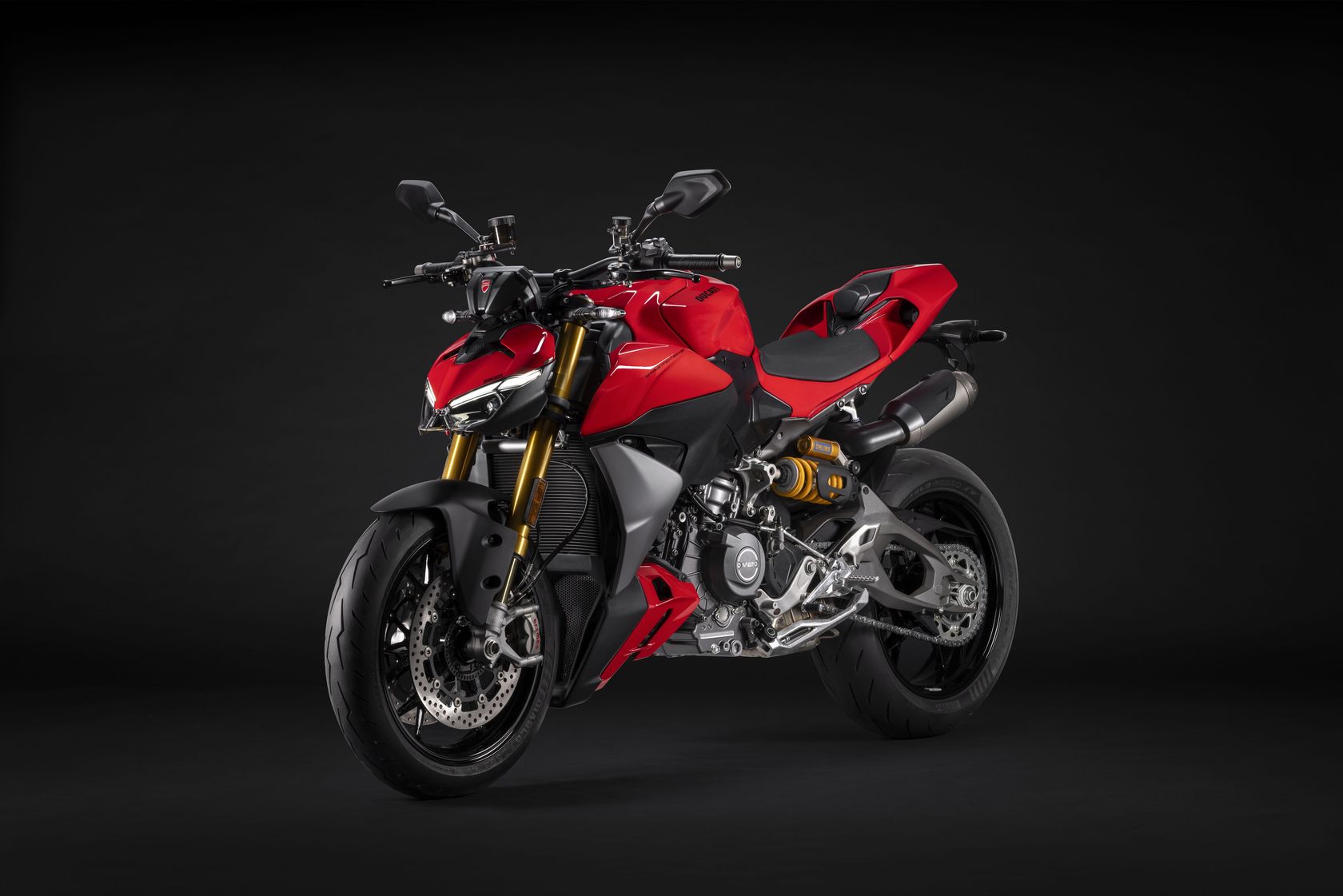 Ducati Streetfighter V2 2025 vue avant gauche