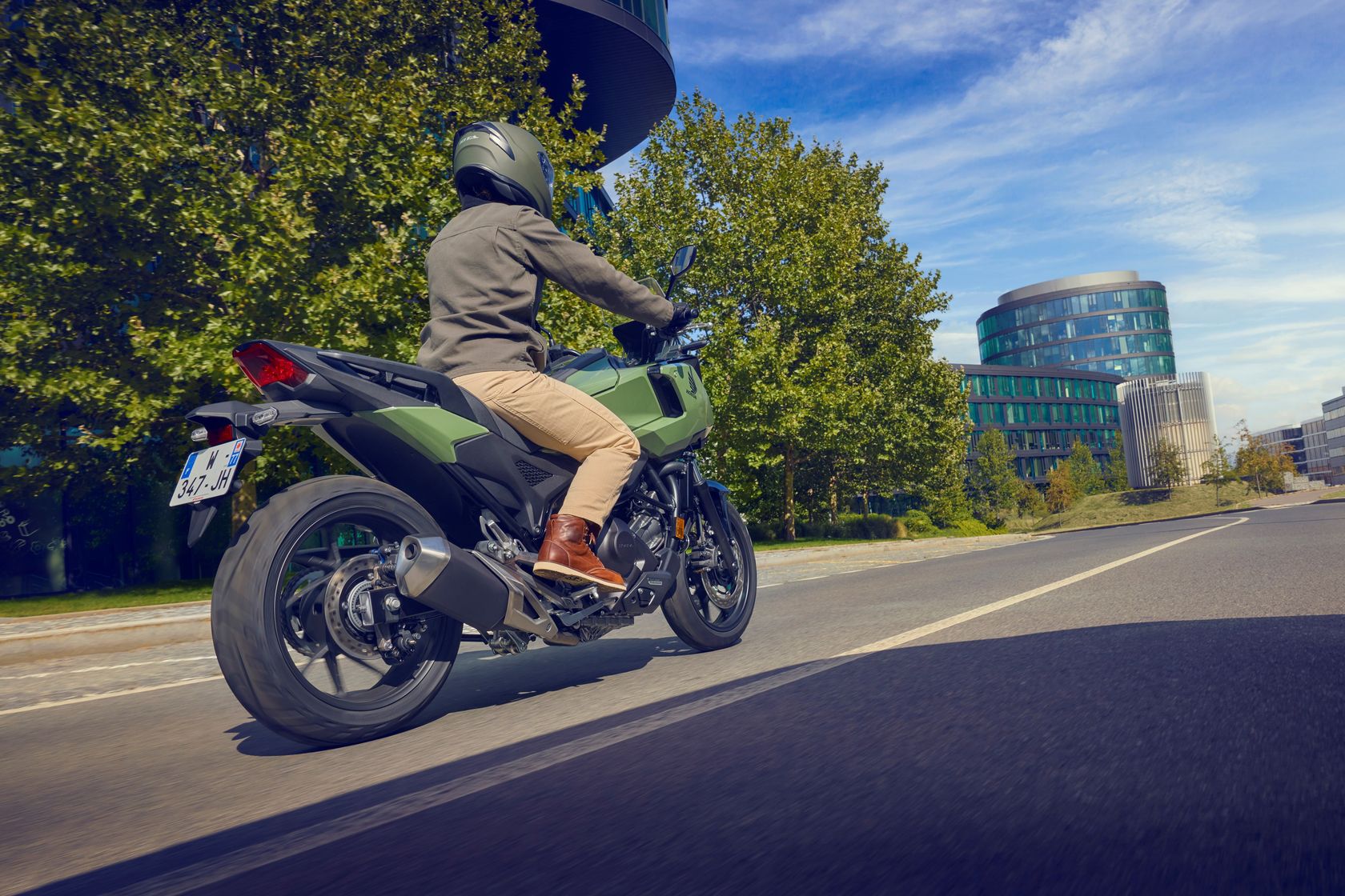 Honda NC750X 2025 sur route