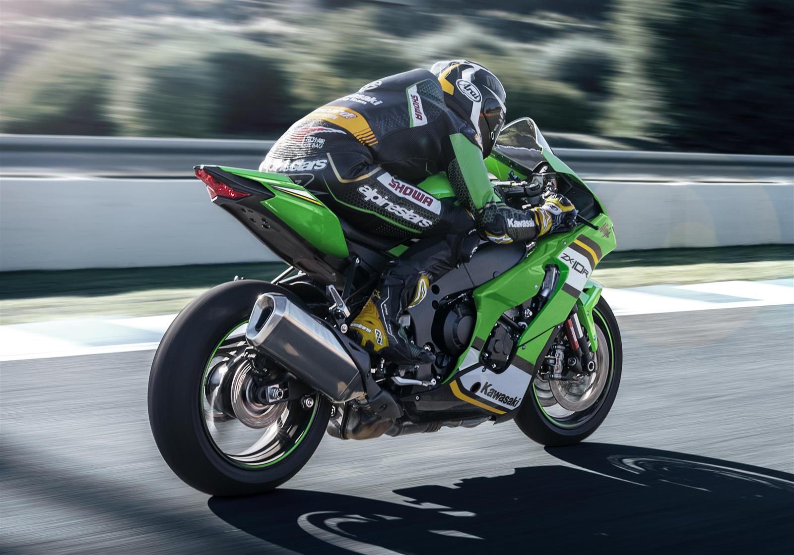 Kawasaki Ninja ZX-10R 2025 vue arrière droit