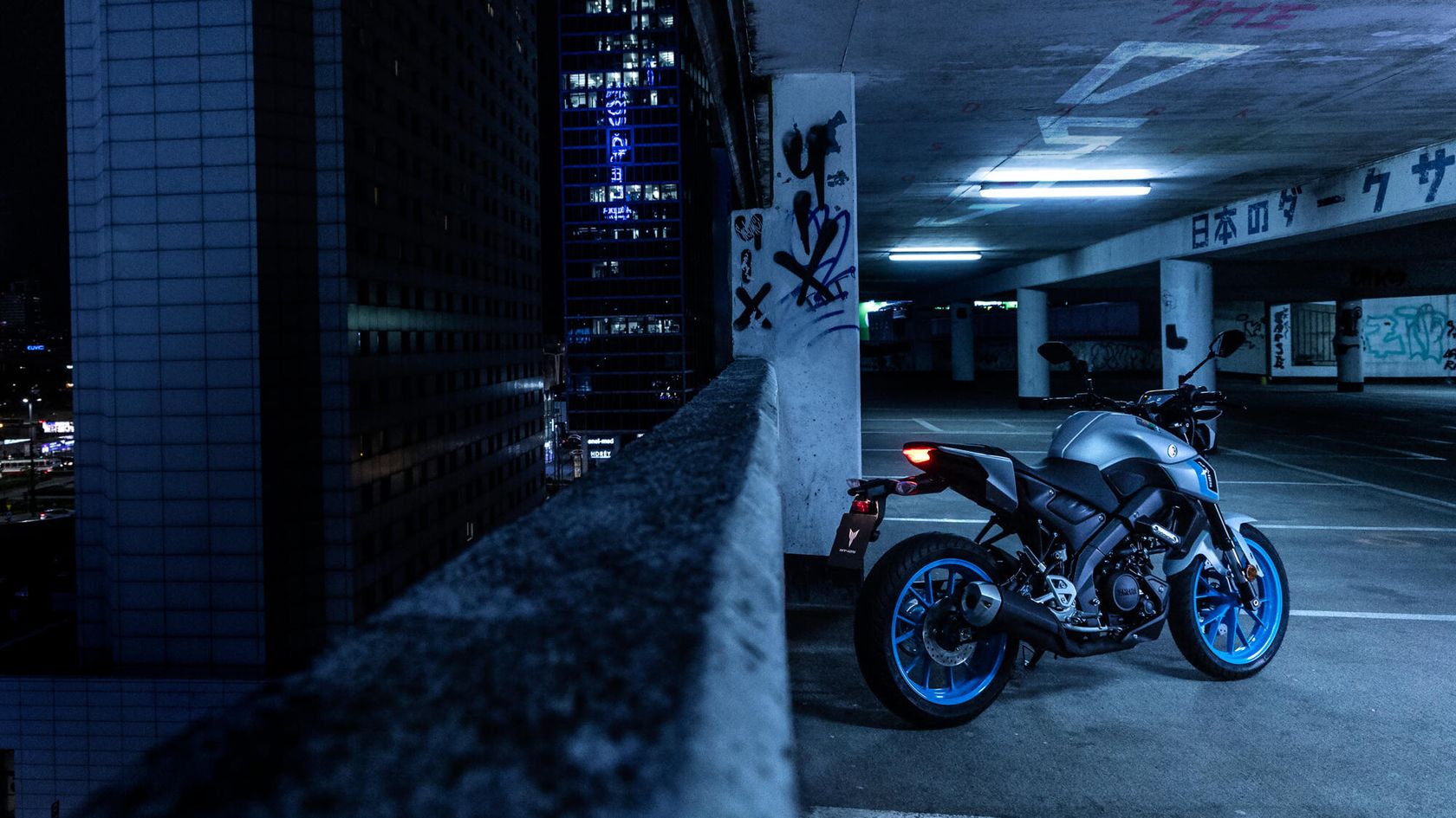 Yamaha MT-125 2025 vue arrière droit