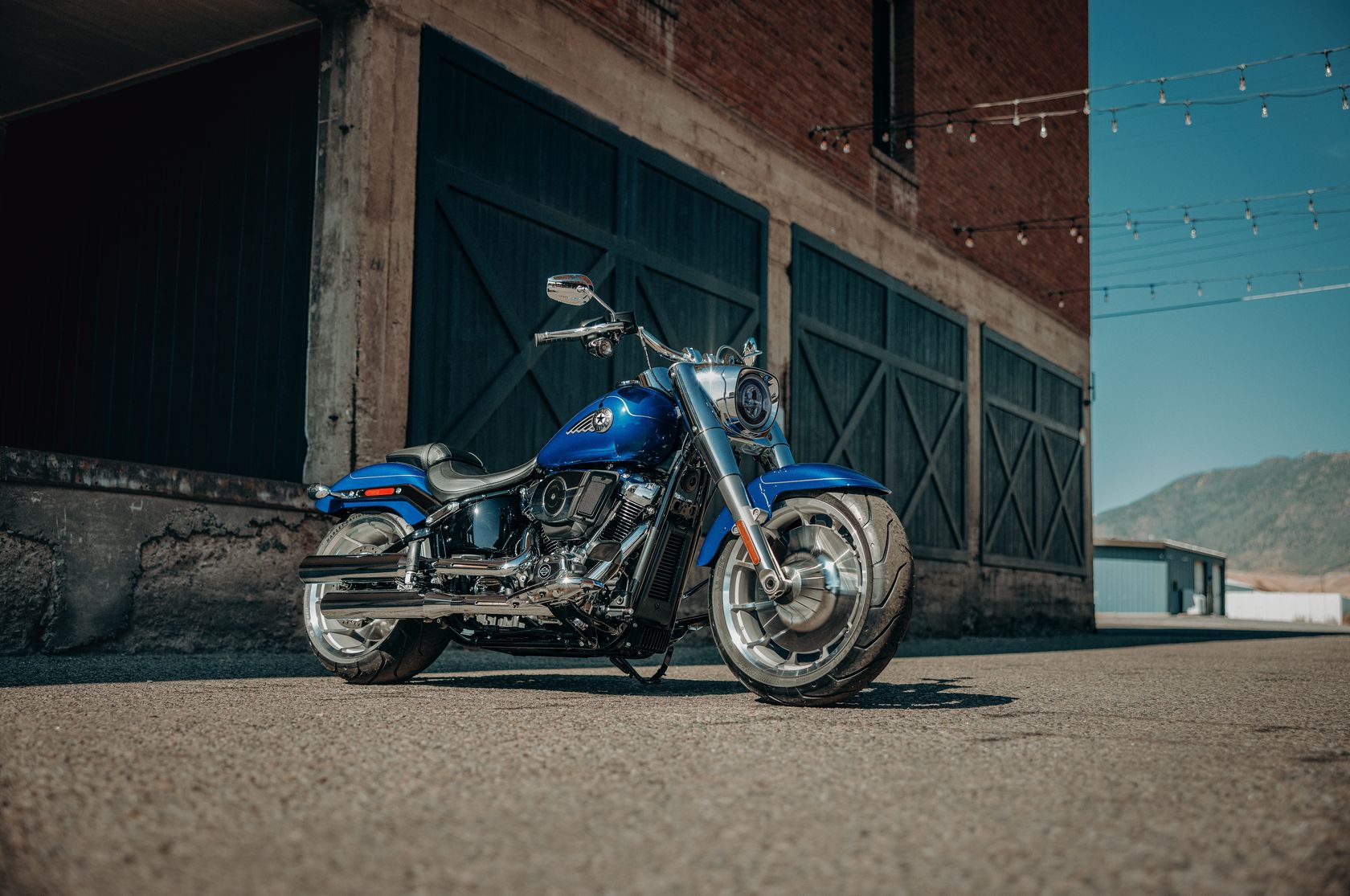 Harley Davidson Fat Boy 2025 vue avant-droit