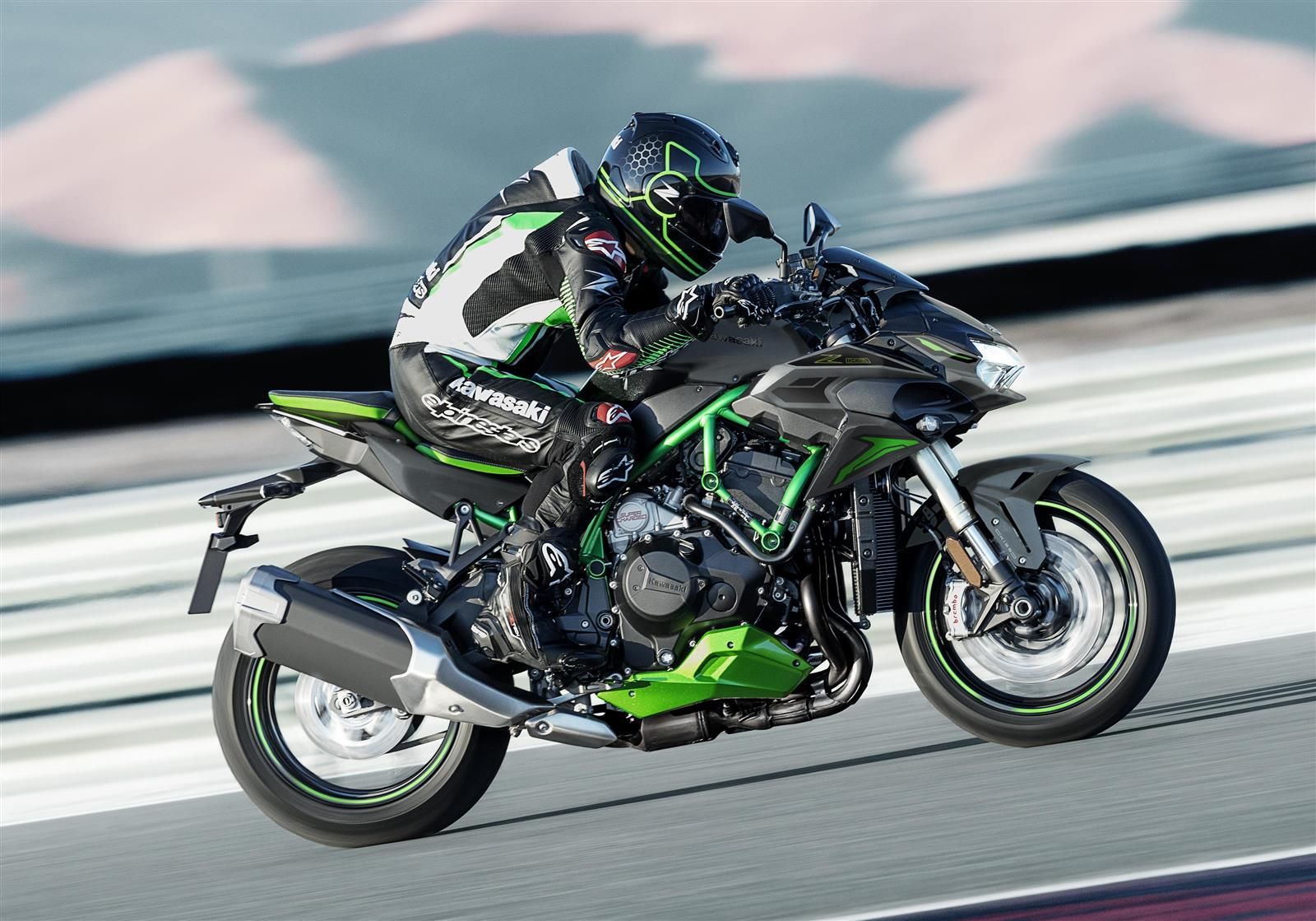 Kawasaki Z H2 SE 2025 en action