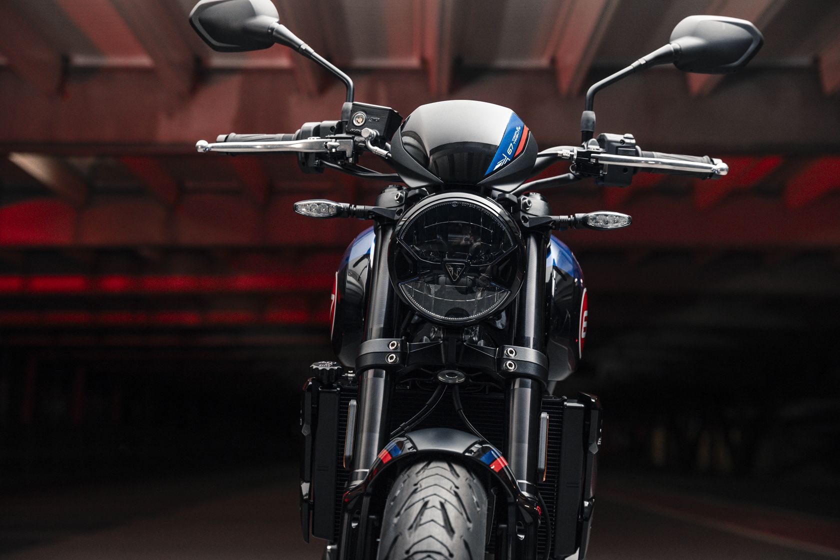 Face avant Triumph Trident édition Tribute 2025