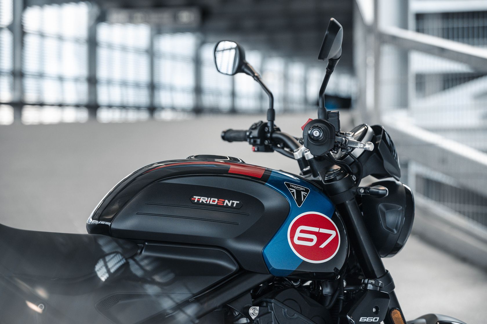 Réservoir Triumph Trident édition Tribute 2025