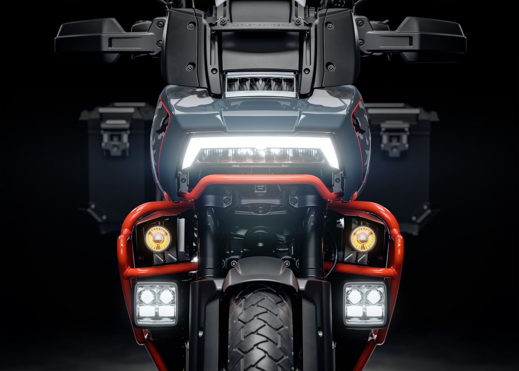 Face avant Harley Davidson CVO Pan America 2025