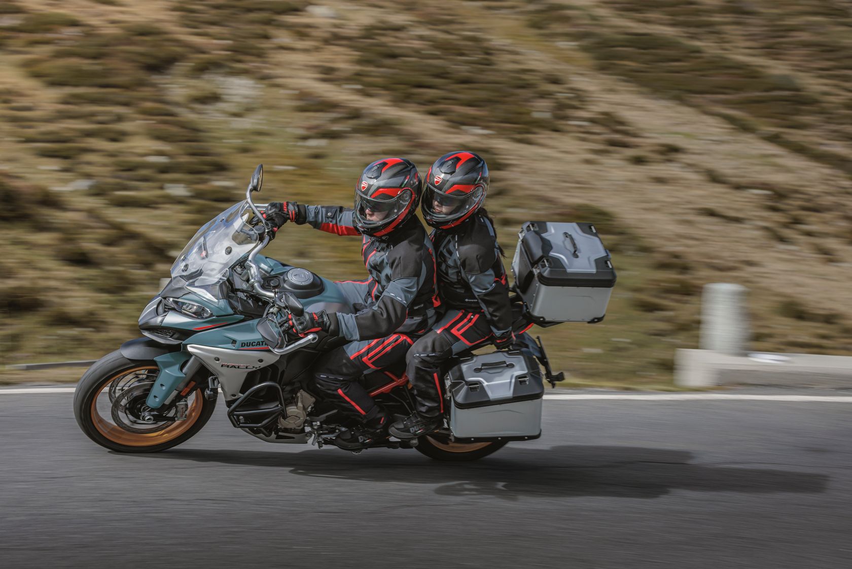 Ducati Multistrada V4 Rally 2026 en action