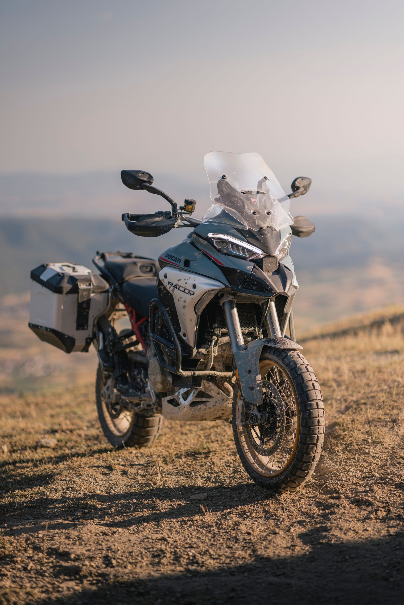 Ducati Multistrada V4 Rally 2026 en statique