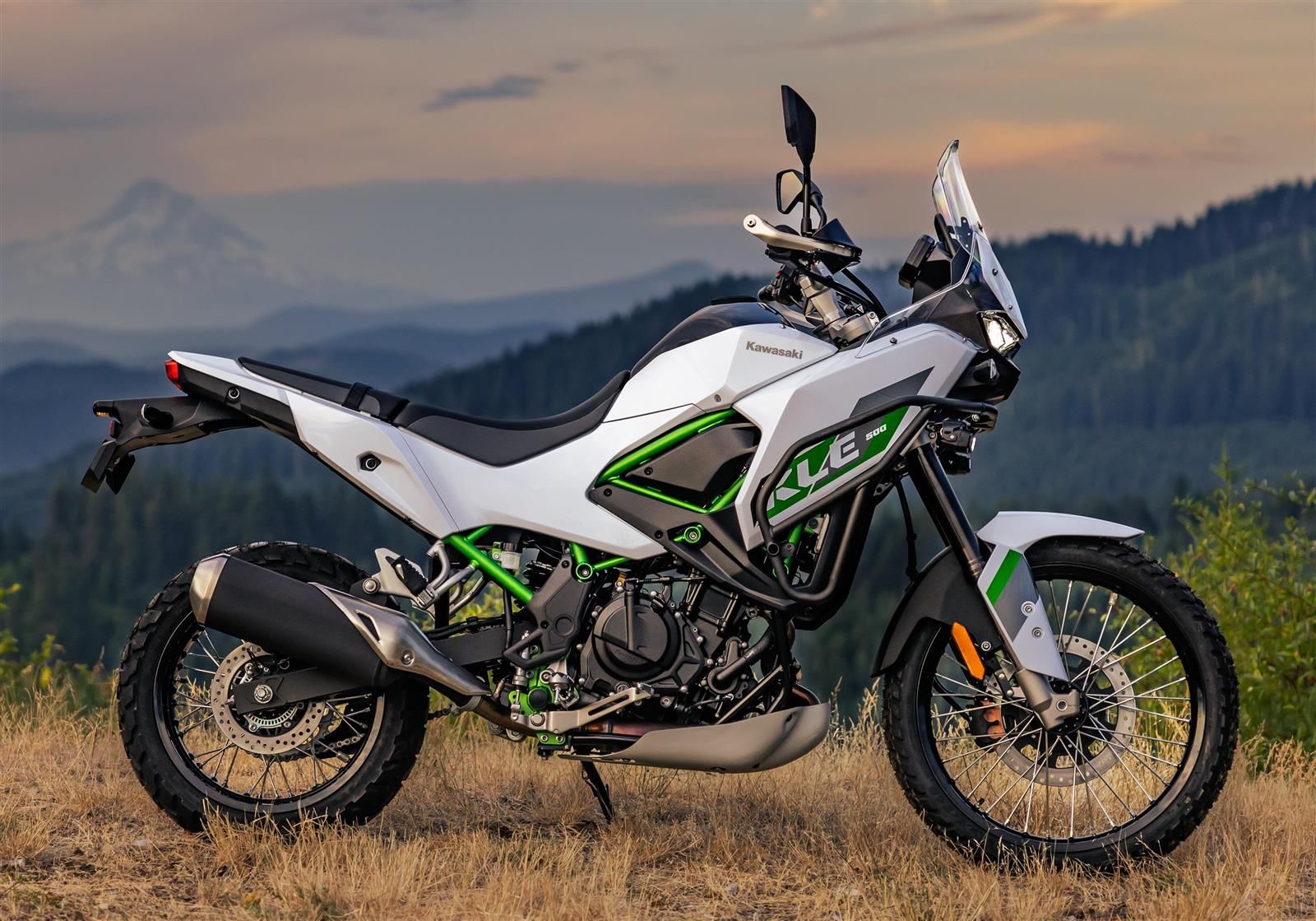 Kawasaki KLE500 SE 2026 en statique