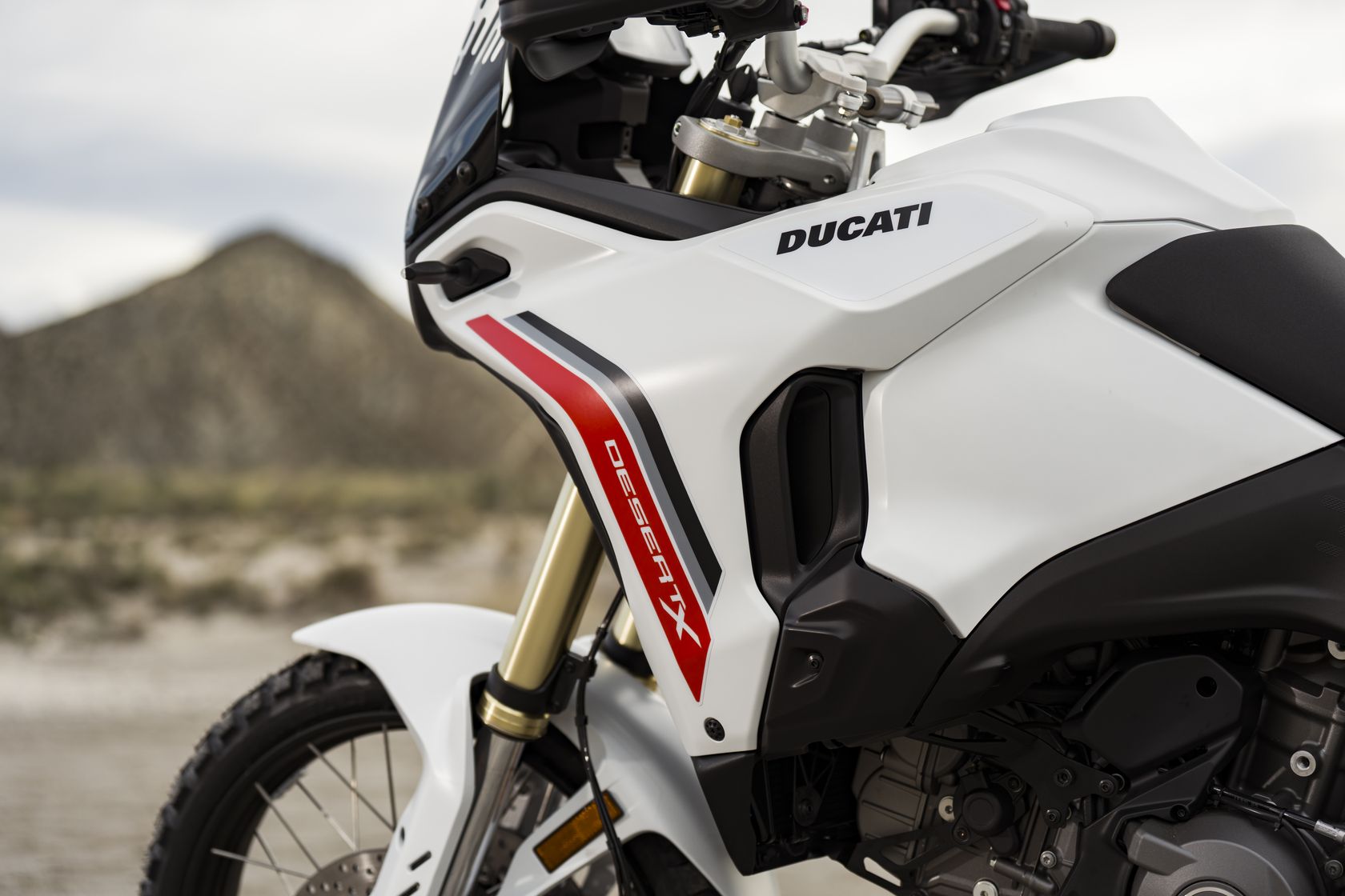 Ducati DesertX 2026 en détail Ducati DesertX 2026 en détail