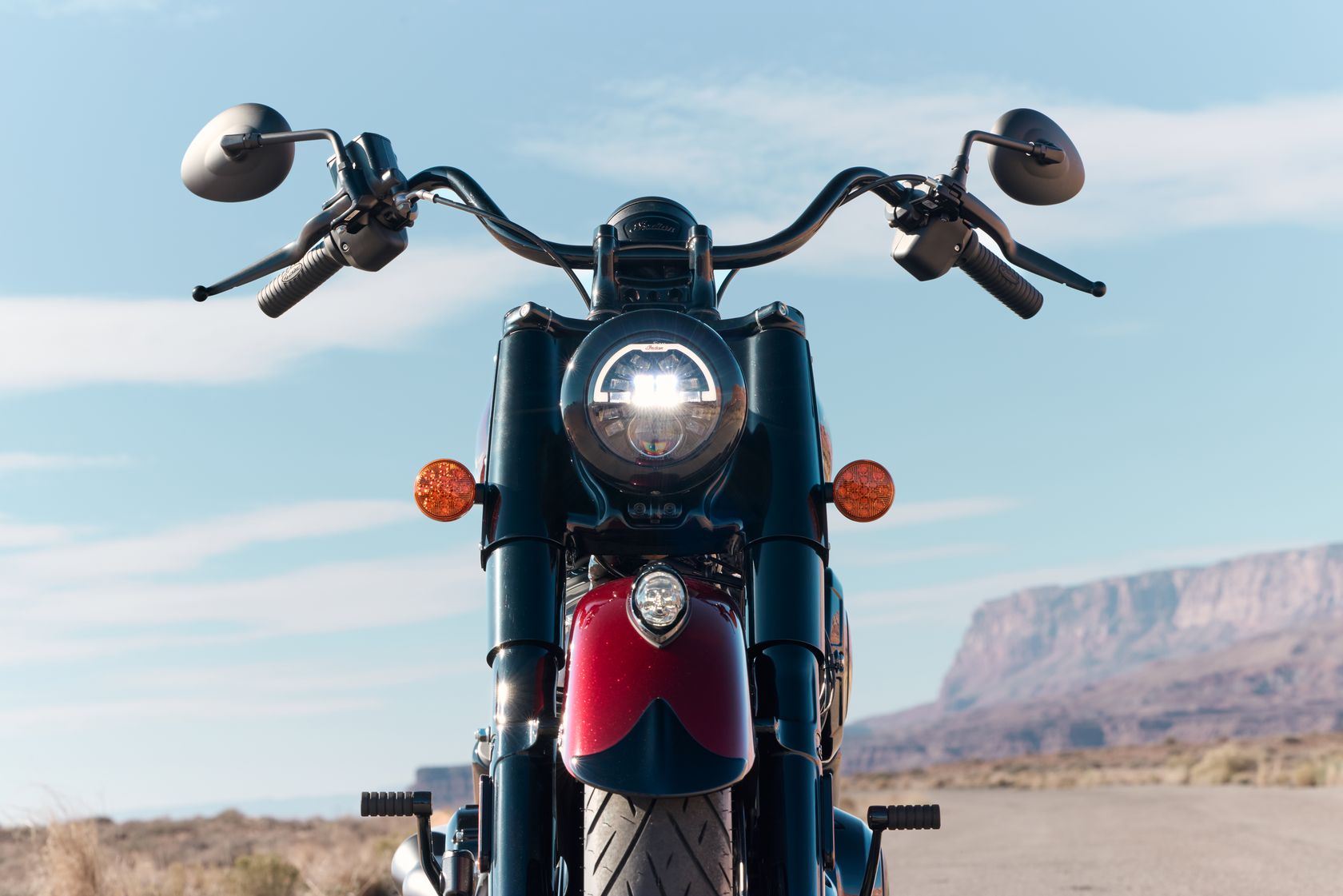 Face avant Indian Chief Vintage 125e anniversaire Face avant Indian Chief Vintage 125e anniversaire