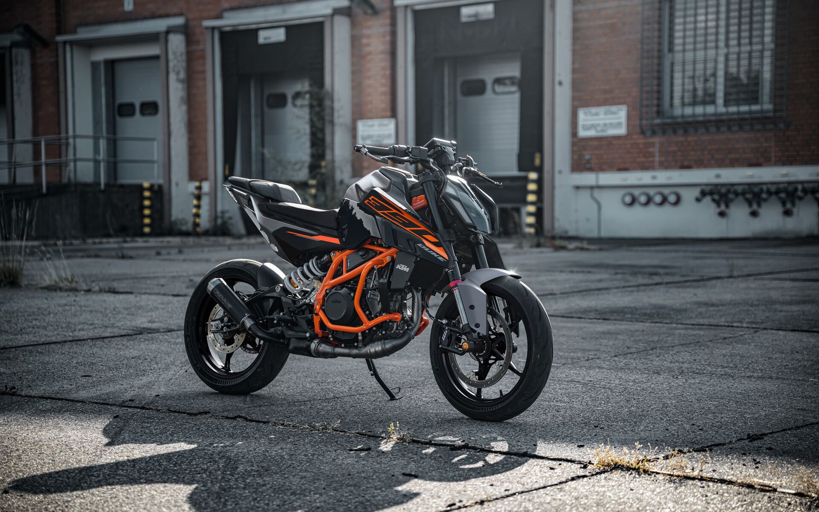 KTM 390 Duke 2026 en statique