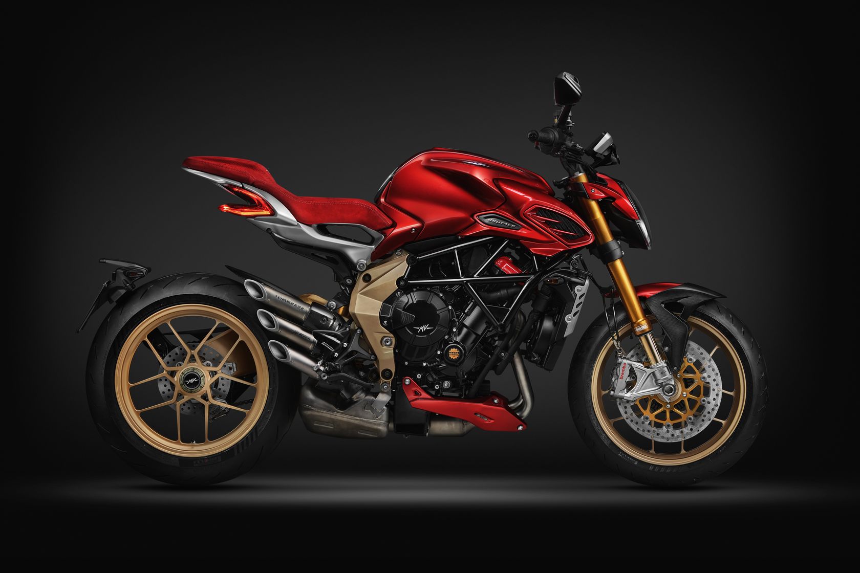 MV Agusta Brutale Serie Oro 2026 vue de profil