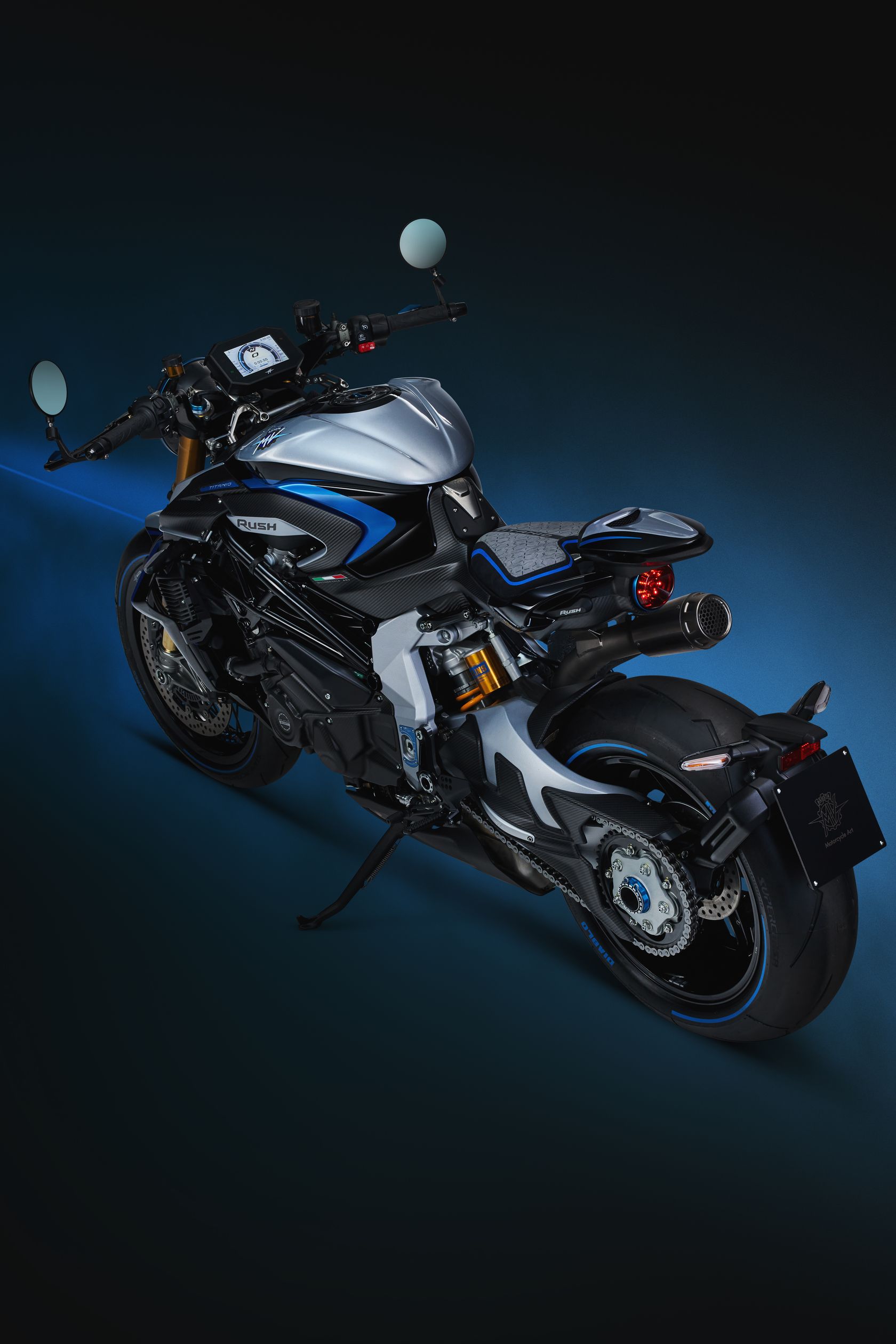 MV Agusta Rush Titanio 2026 en statique MV Agusta Rush Titanio 2026 en statique