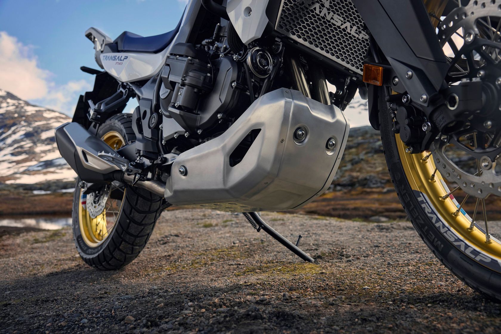 Sabot moteur Honda Transalp 2026