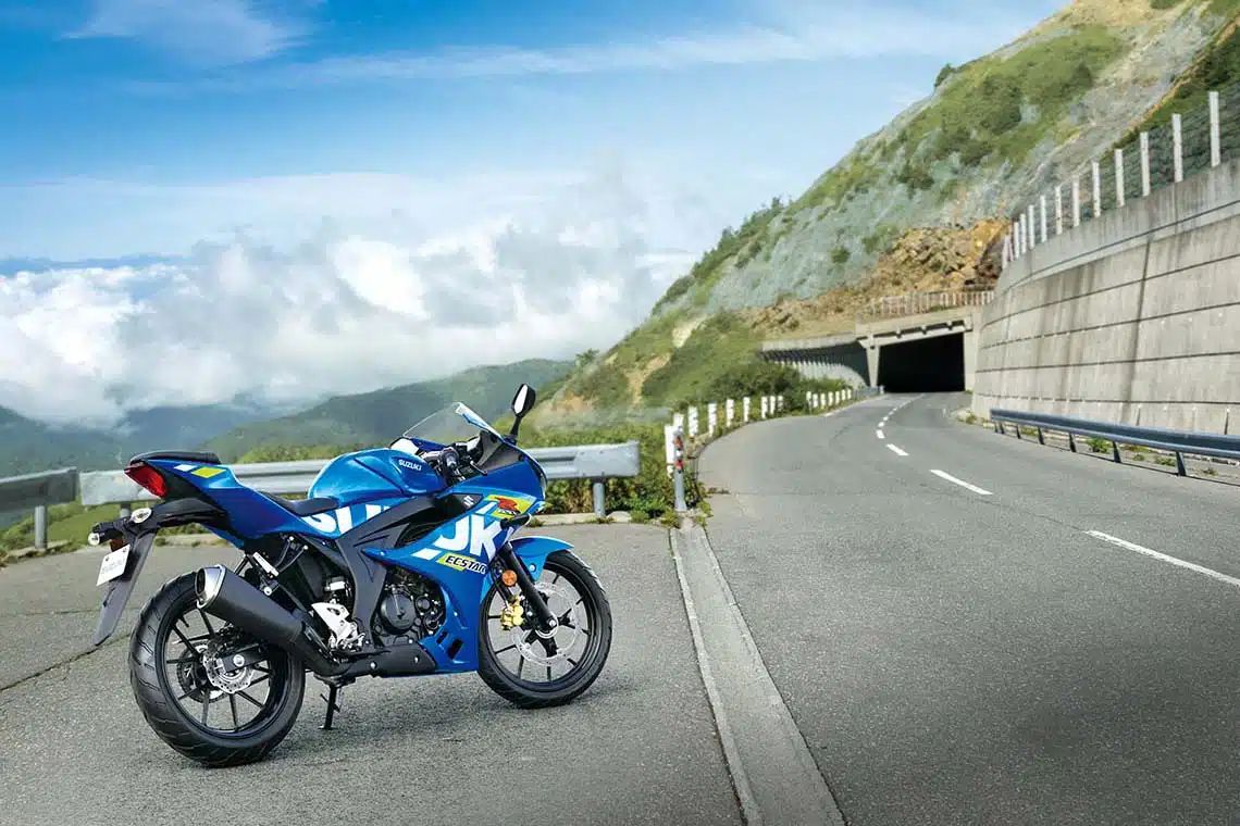 Suzuki GSX-R125 2026 vue arrière droit