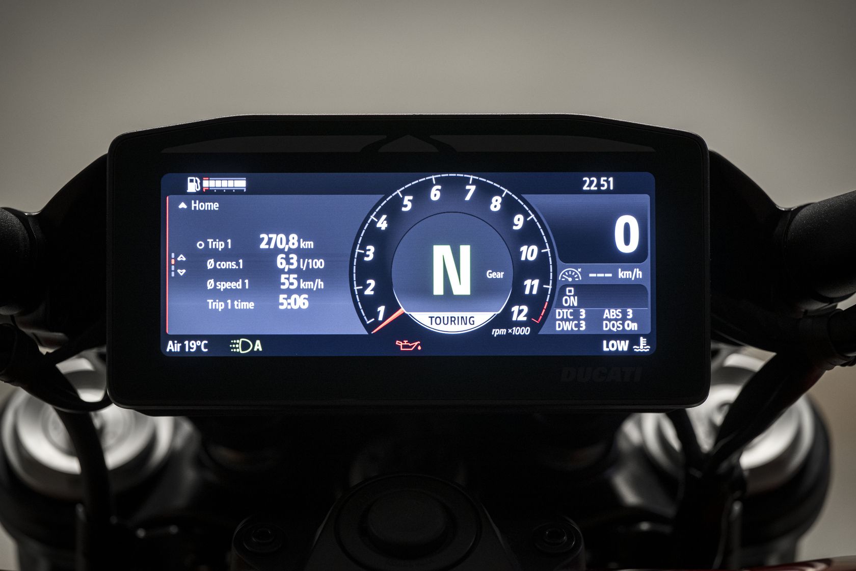 Ecran Ducati XDiavel V4 2026