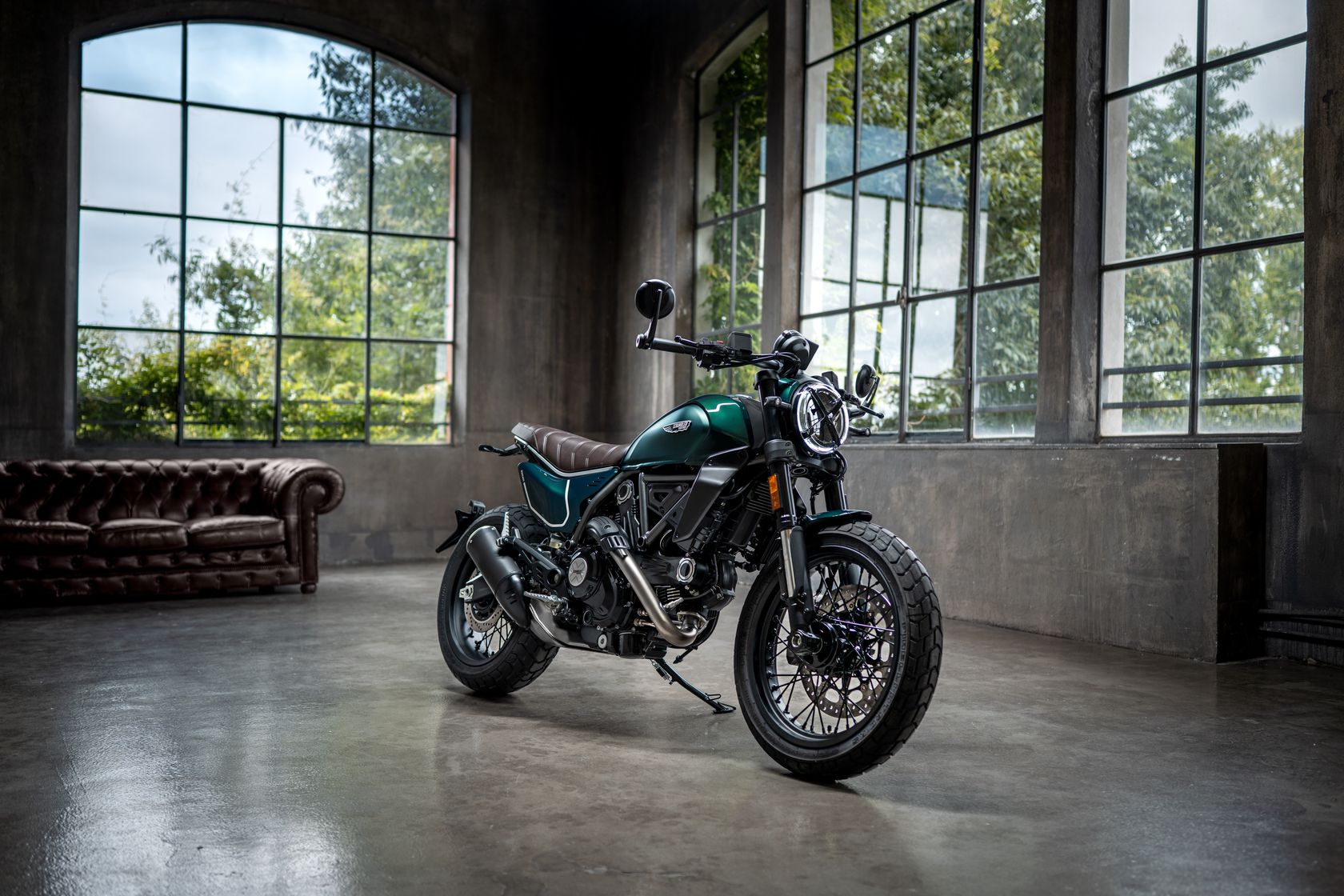 Ducati Scrambler Nighshift 2026 en statique Ducati Scrambler Nighshift 2026 en statique