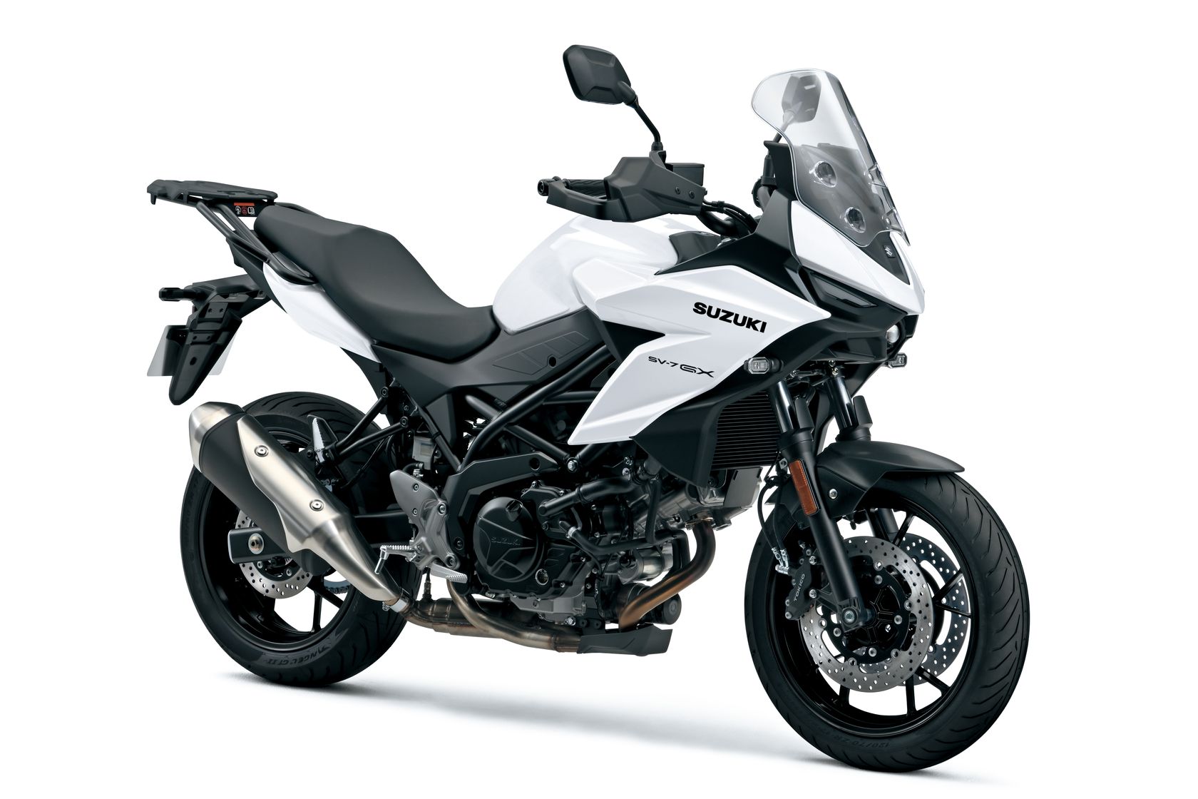 Suzuki SV-7GX 2026 en blanc Suzuki SV-7GX 2026 en blanc