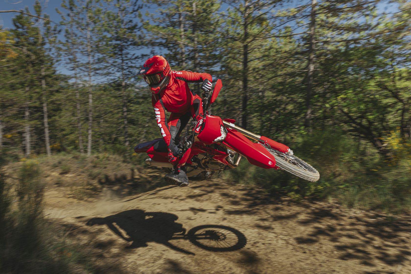 Ducati Desmo450 EDS 2027 en saut