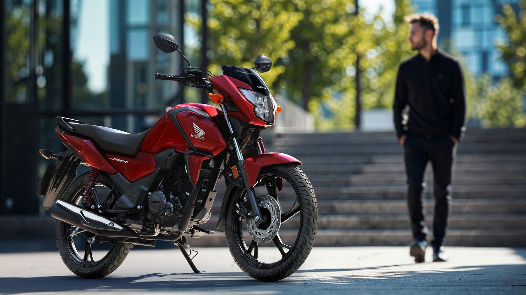 Honda CB125F 2026 en statique