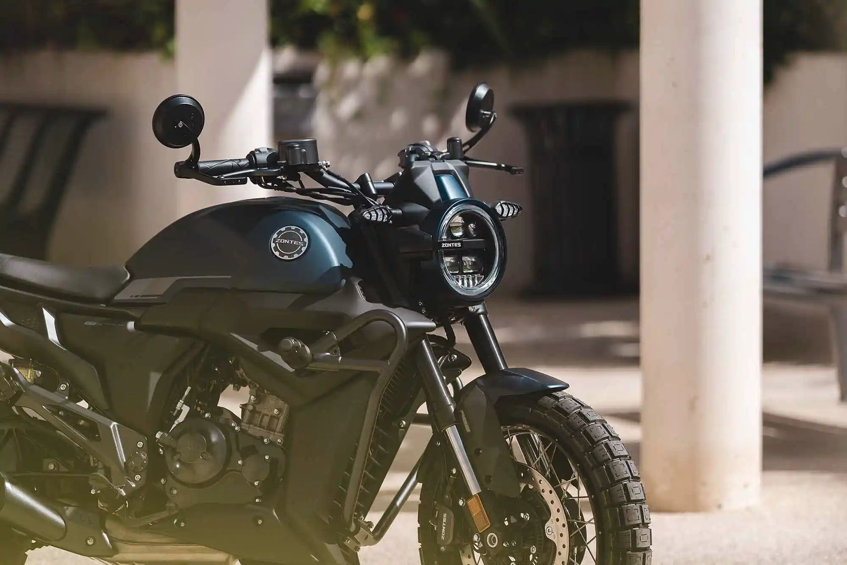 Zontes 125 Scrambler X en détails Zontes 125 Scrambler X en détails