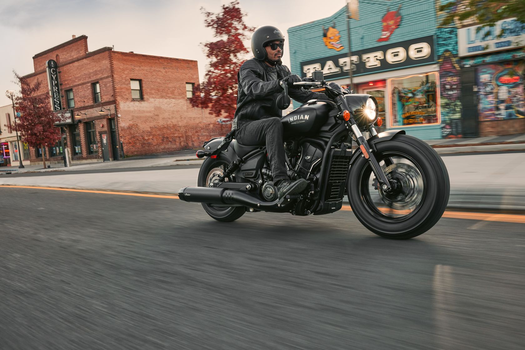 Indian Scout Bobber 2026 en action