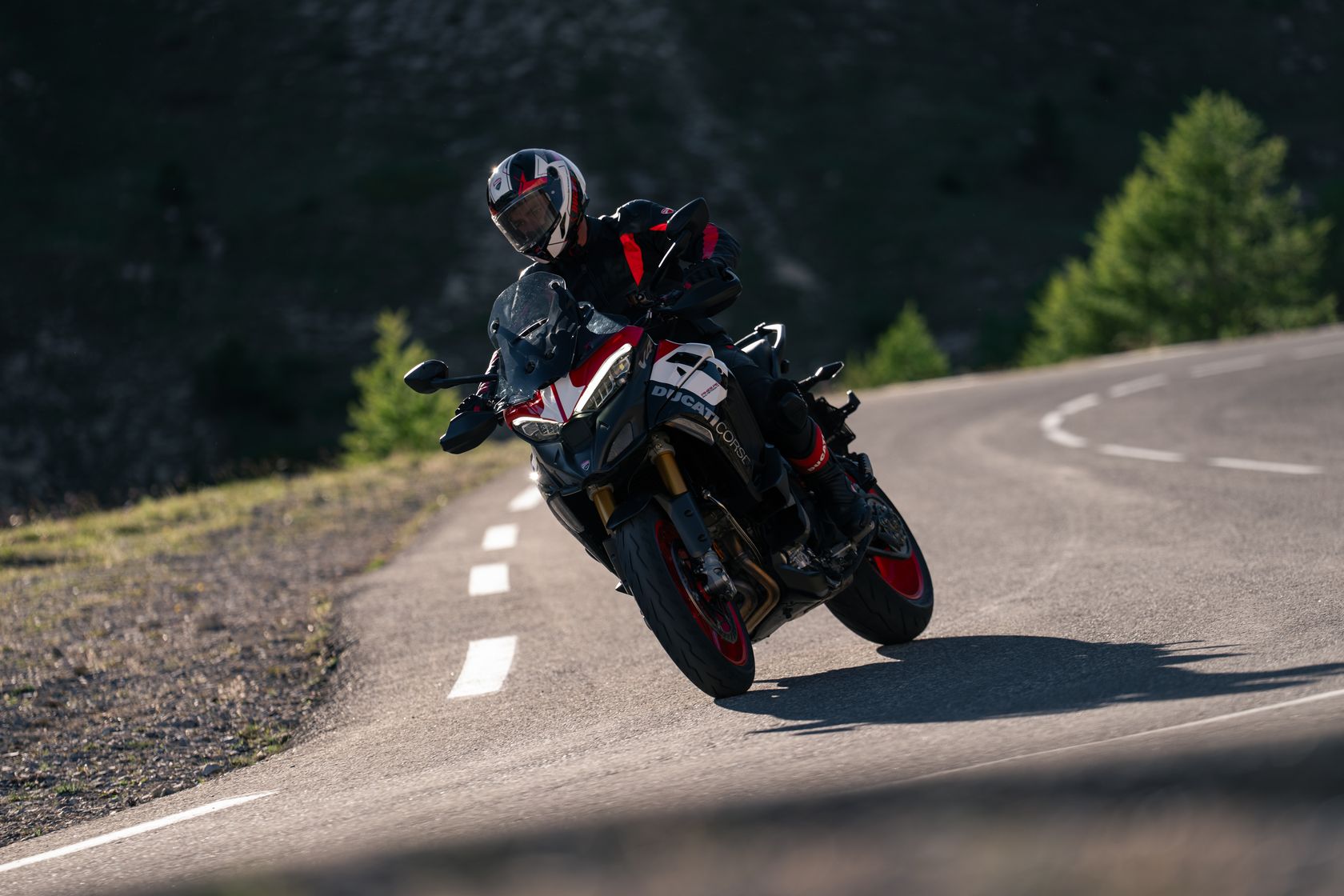 Ducati Multistrada Pikes Peak 2027 en action Ducati Multistrada Pikes Peak 2027 en action
