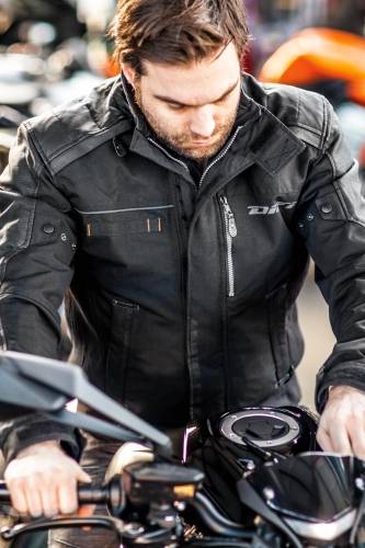 Veste textile qui convient à la nouvelle génération de bikers