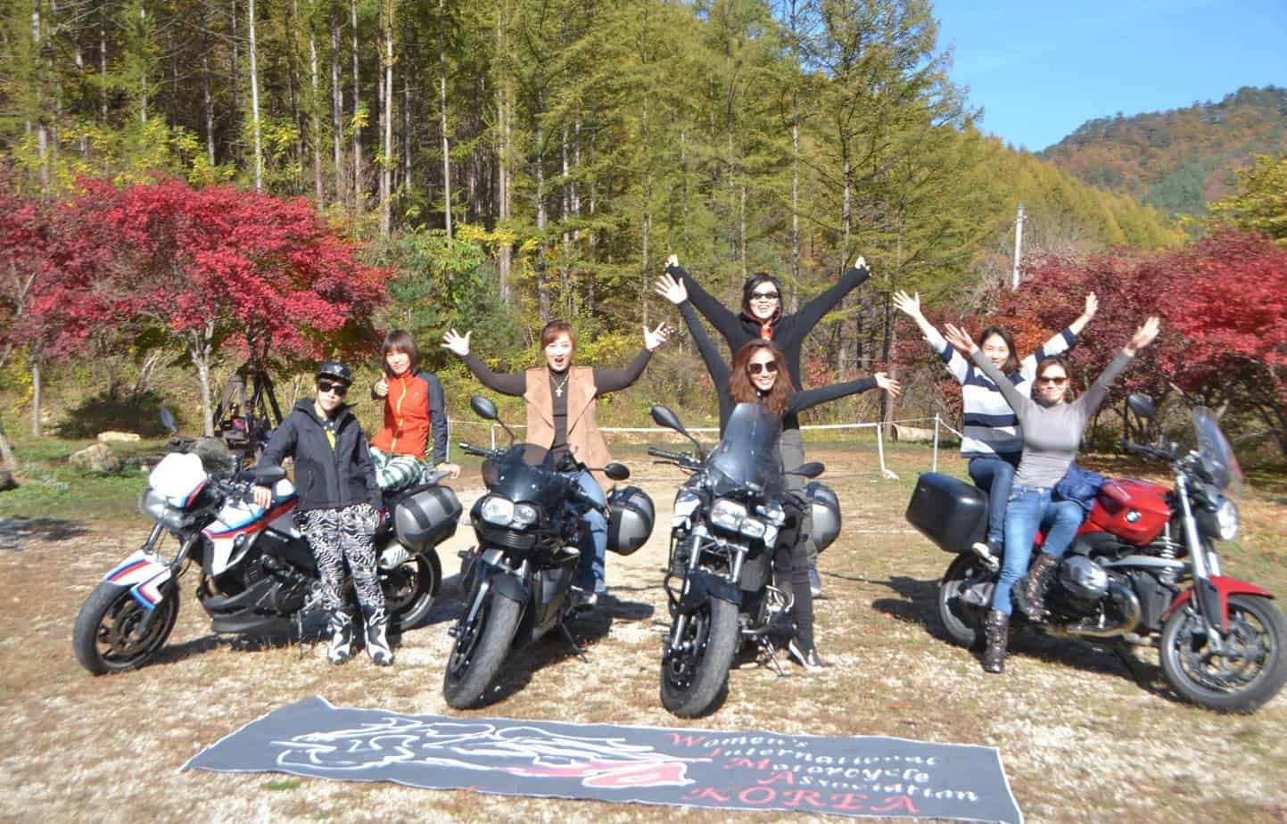 La Women's International Motorcycle Association en Corée