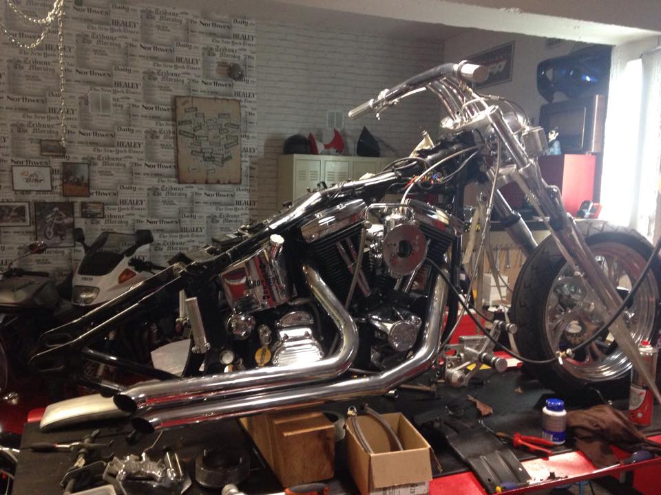 Harley Davidson à nu