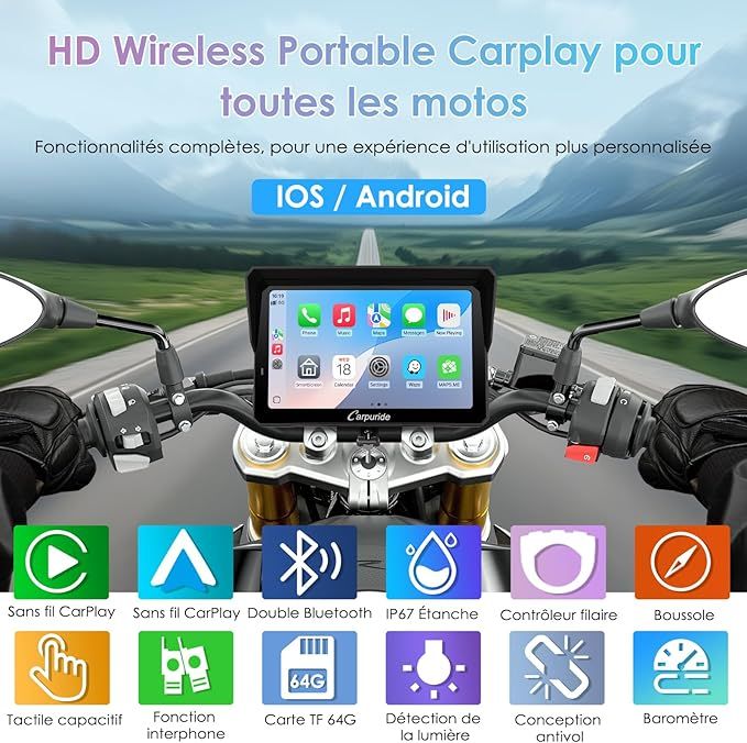 Spécifications Carpuride W702S Pro Spécifications Carpuride W702S Pro