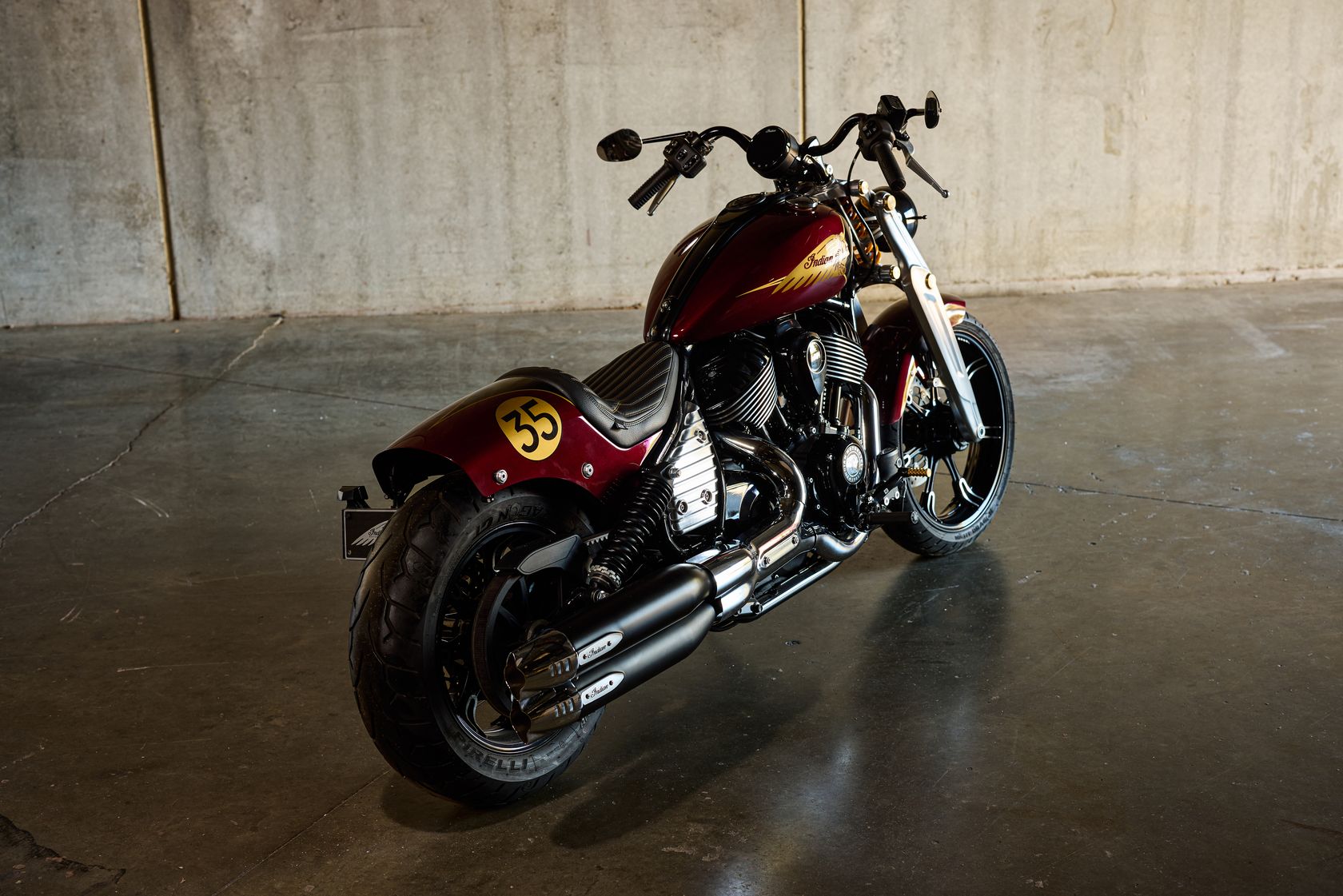 Concept Indian Girder 2026 vue arrière droit