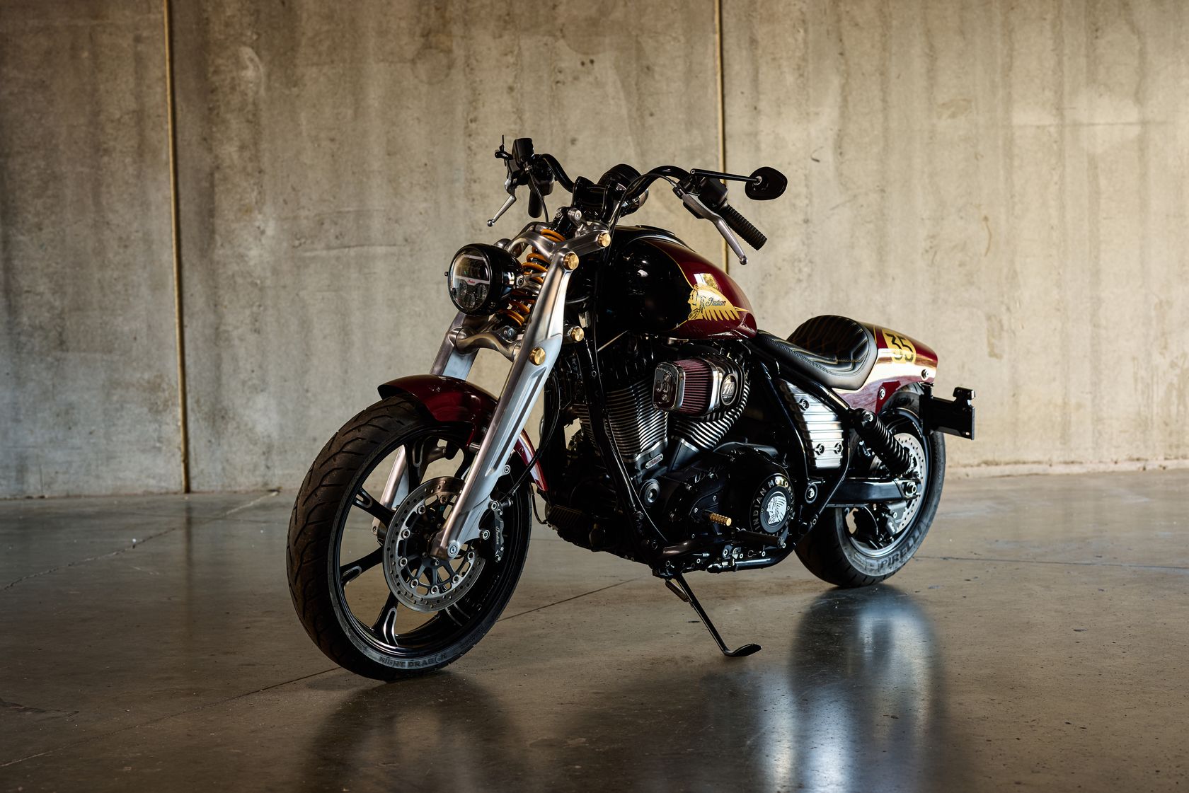 Concept Indian Girder 2026 vue avant gauche