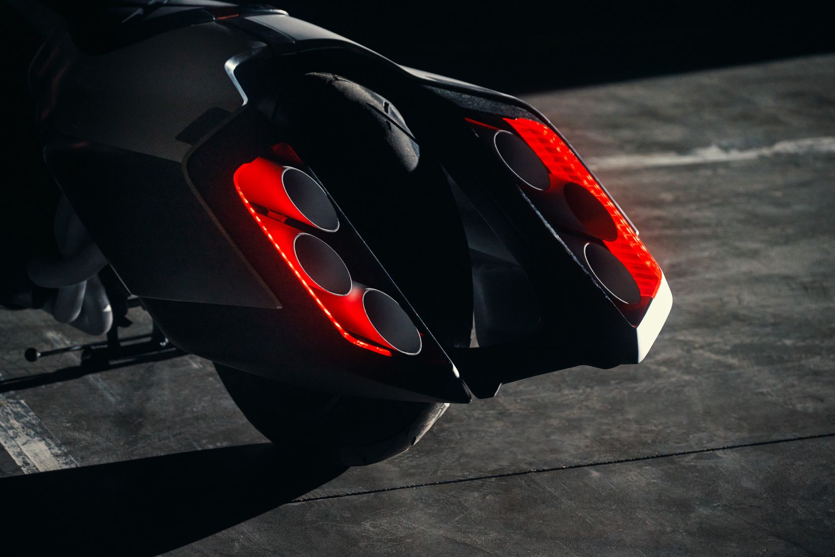 BMW Vision K18 vue arrière BMW Vision K18 vue arrière