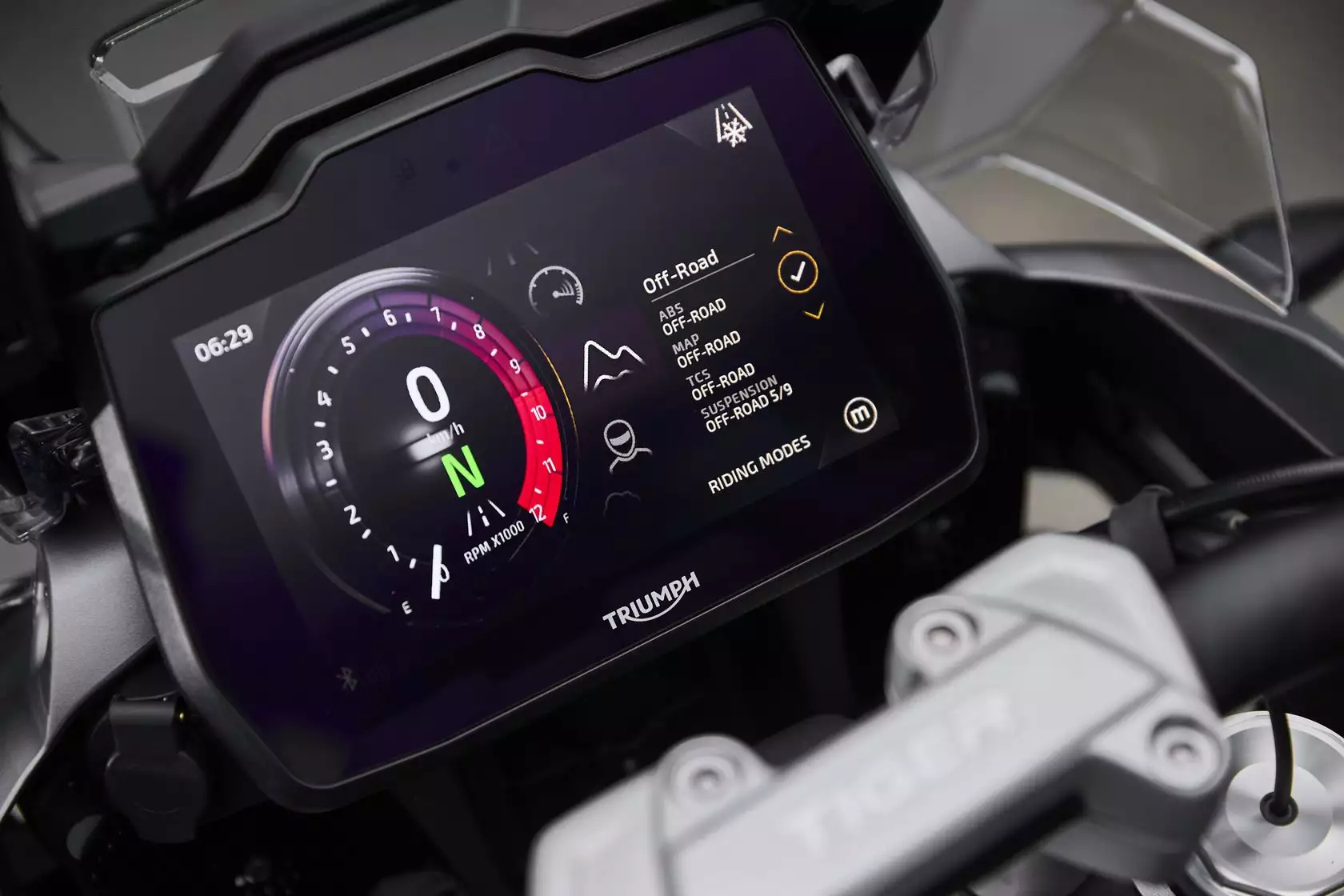 Tableau de bord Triumph Tiger 1200 GT Explorer 2024