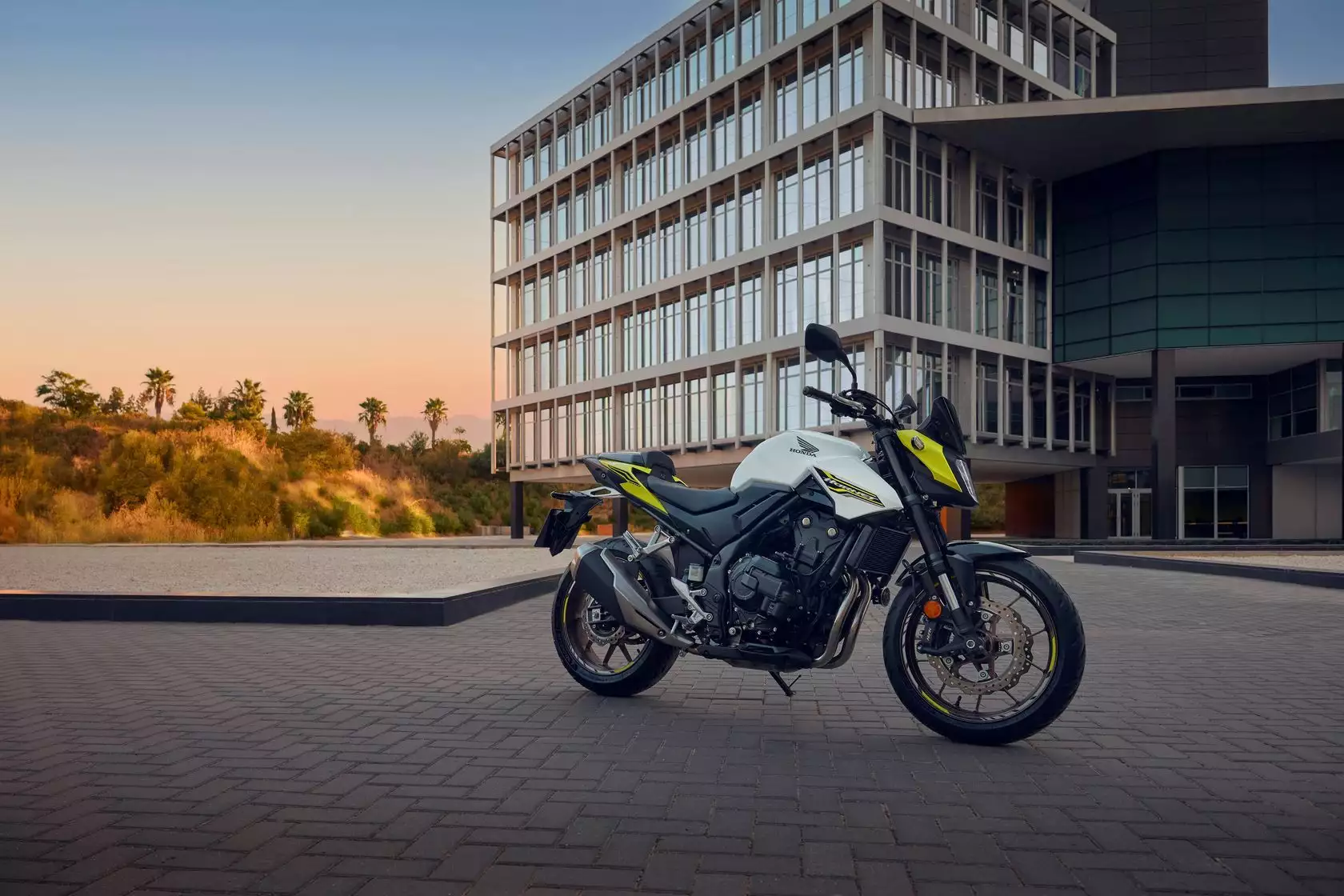 Honda CB500 Hornet 2026 en statique Honda CB500 Hornet 2026 en statique